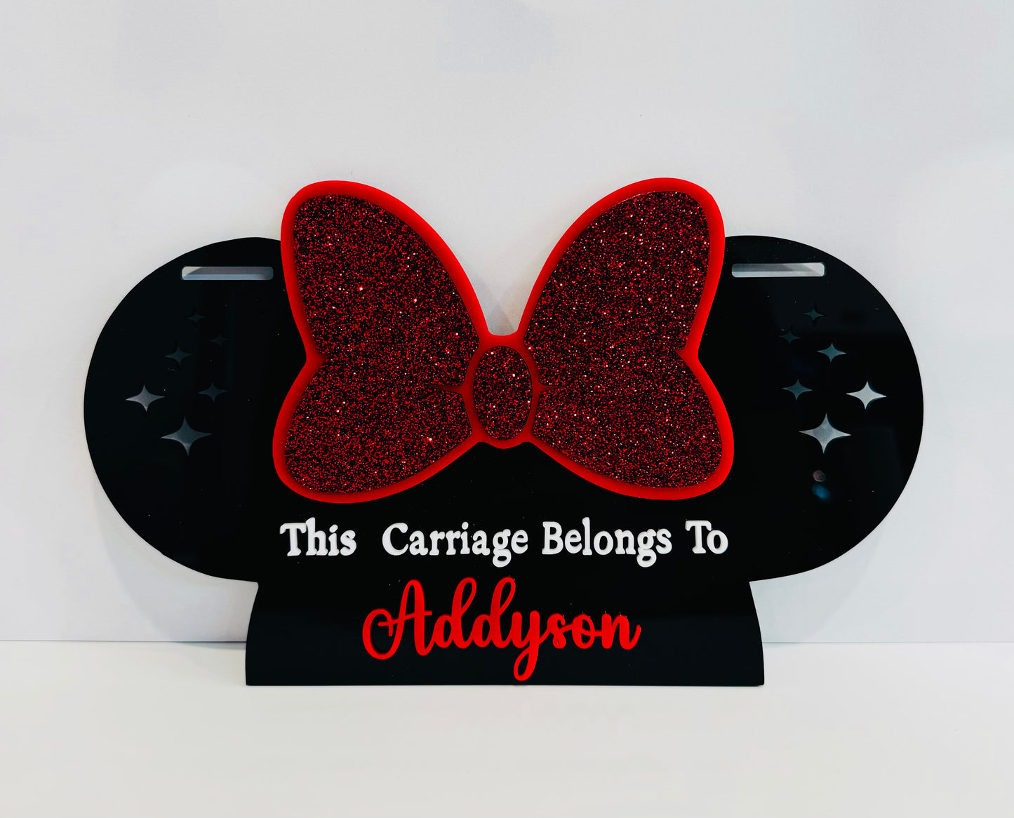 Minnie Mouse Stroller Tag