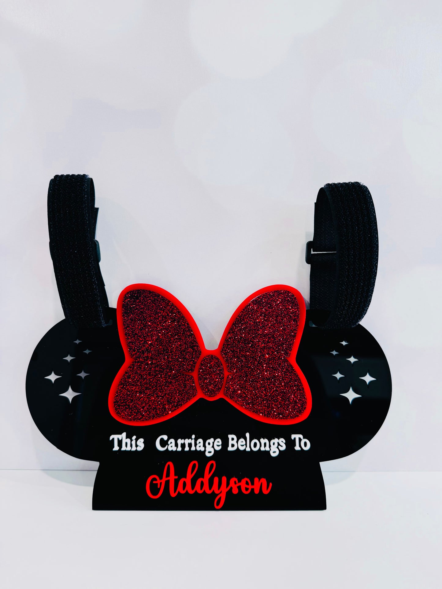 Minnie Mouse Stroller Tag