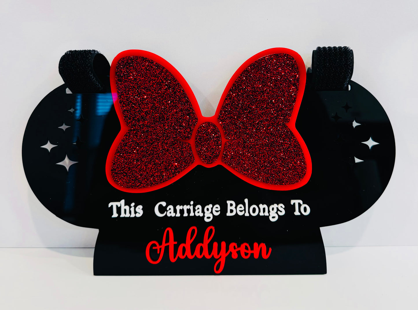 Minnie Mouse Stroller Tag