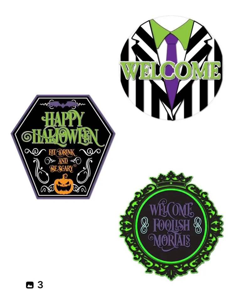 Halloween Door Hangers