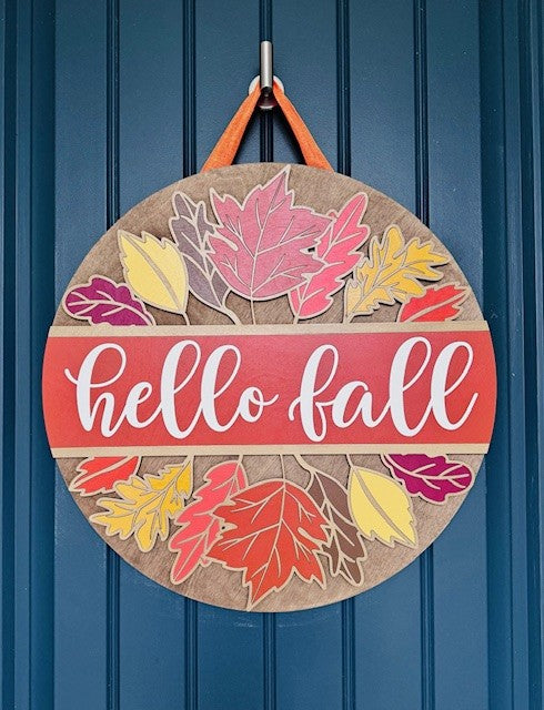 Welcome Fall Door Hanger