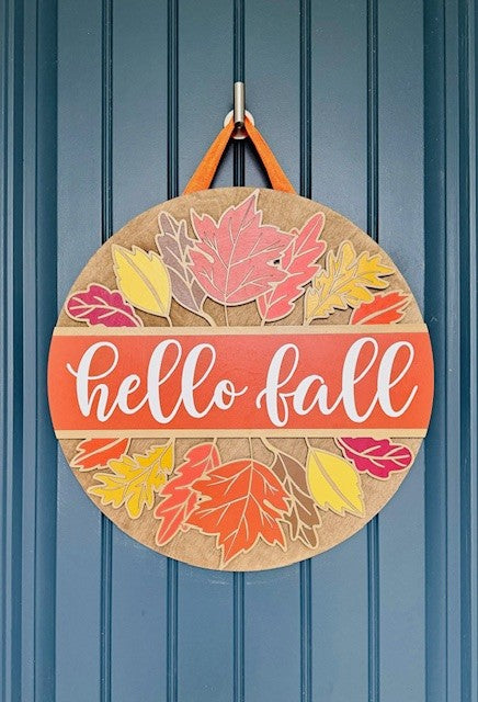 Welcome Fall Door Hanger