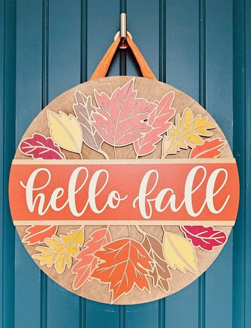 Welcome Fall Door Hanger