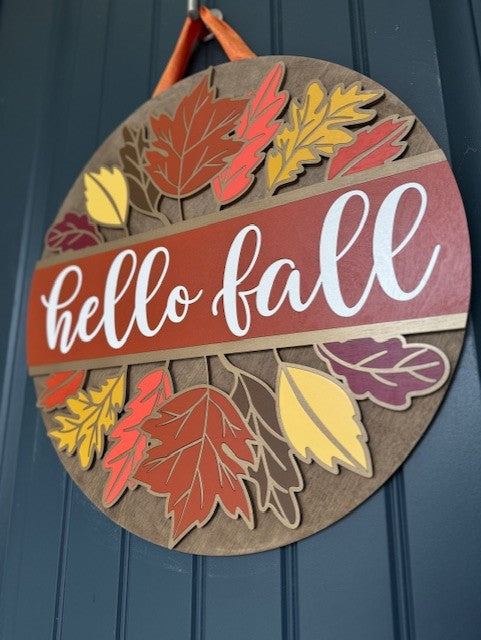 Welcome Fall Door Hanger