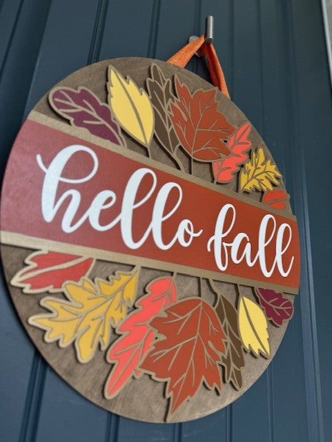 Welcome Fall Door Hanger