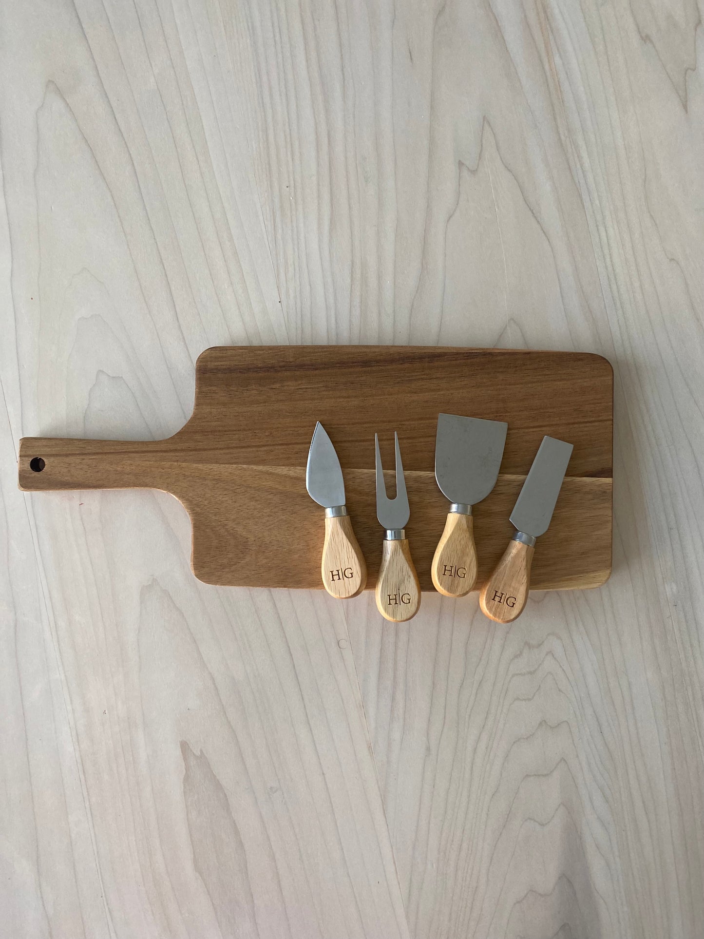 Personalized Cheese Knives for Charcuterie
