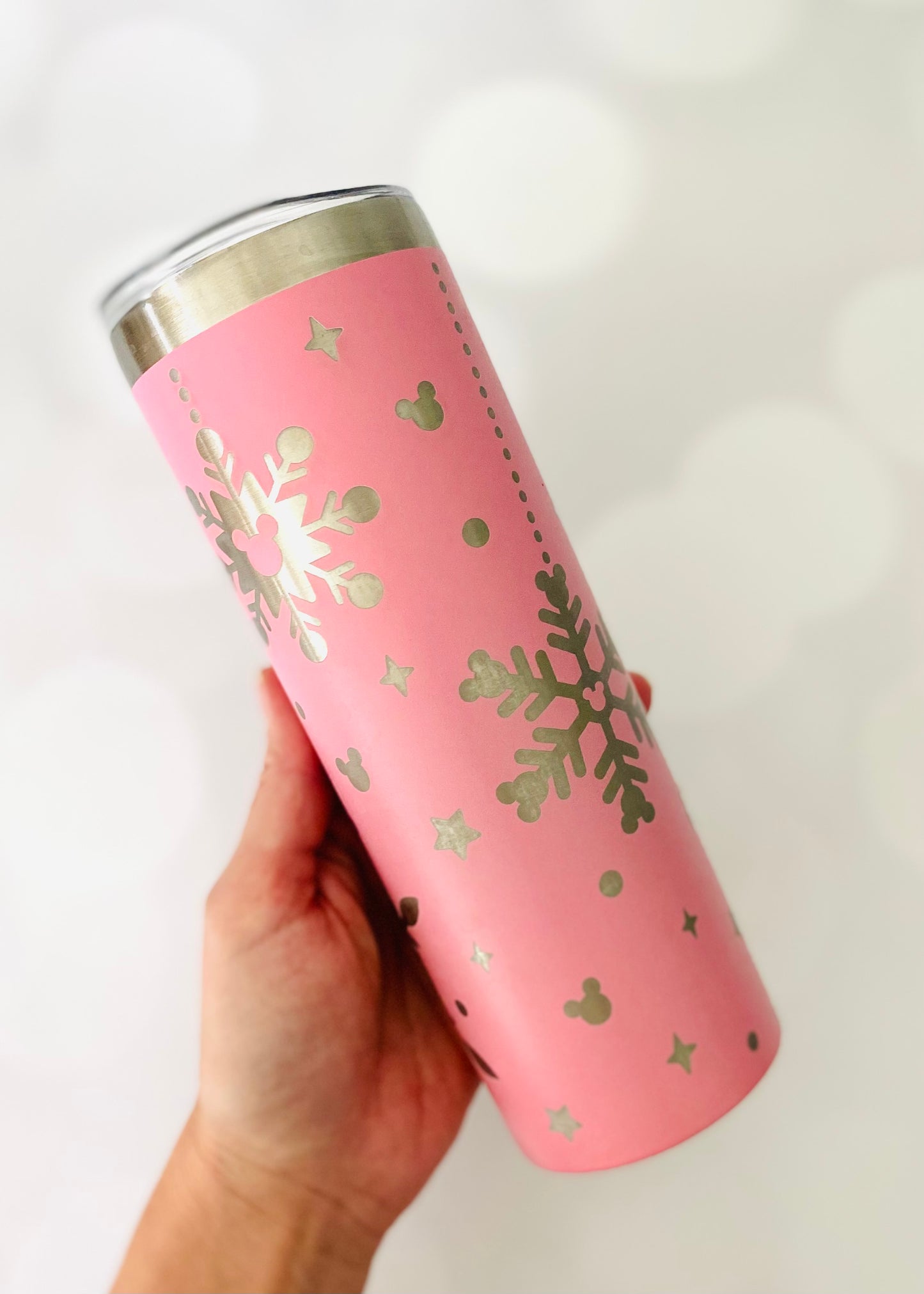 Skinny 20oz Snowflake Tumbler