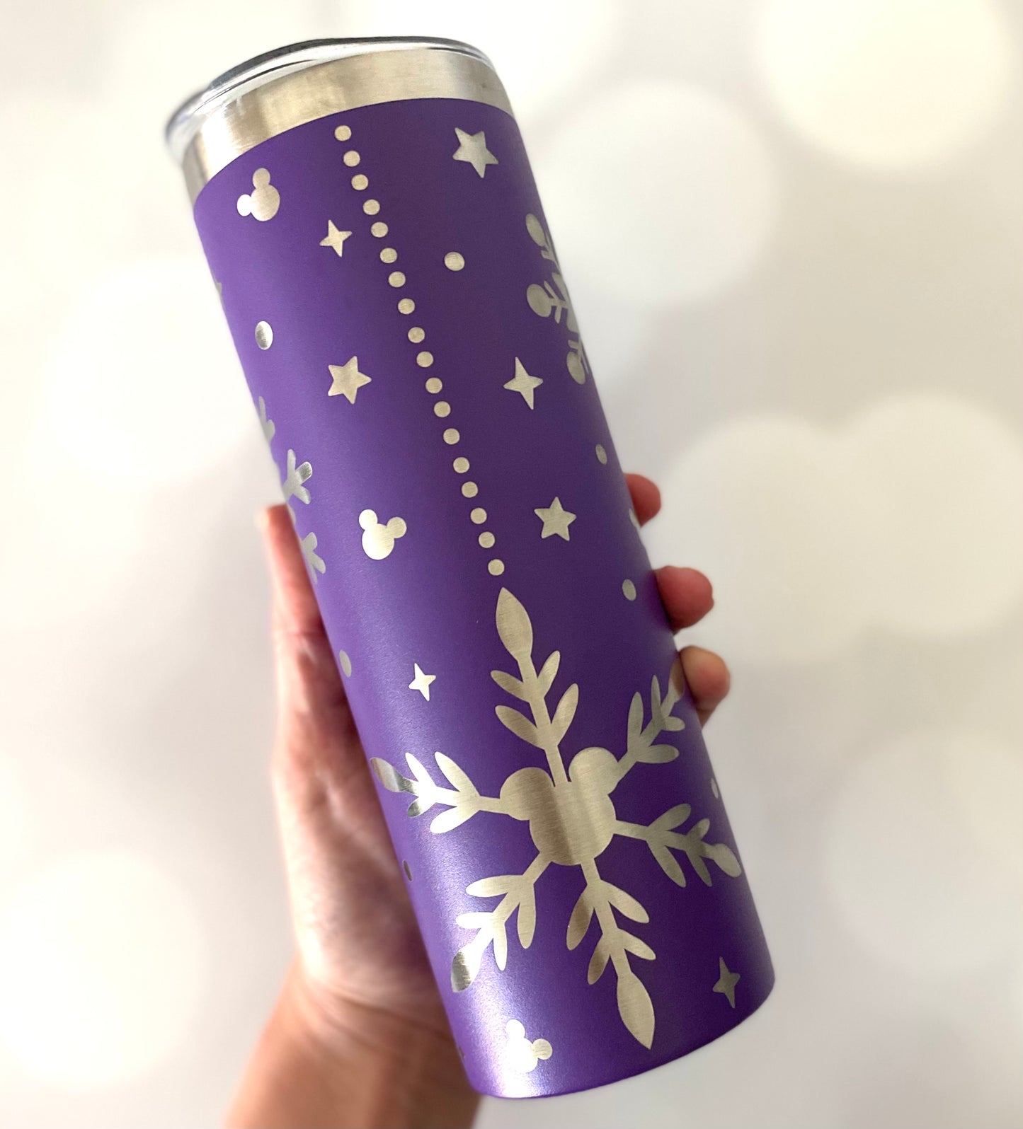 Skinny 20oz Snowflake Tumbler