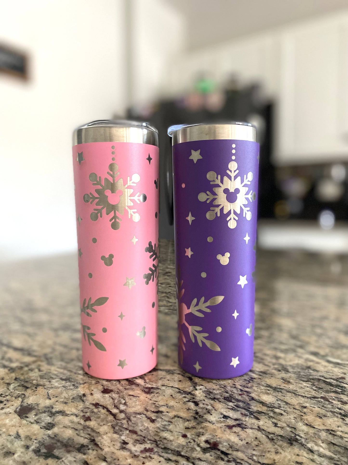 Skinny 20oz Snowflake Tumbler