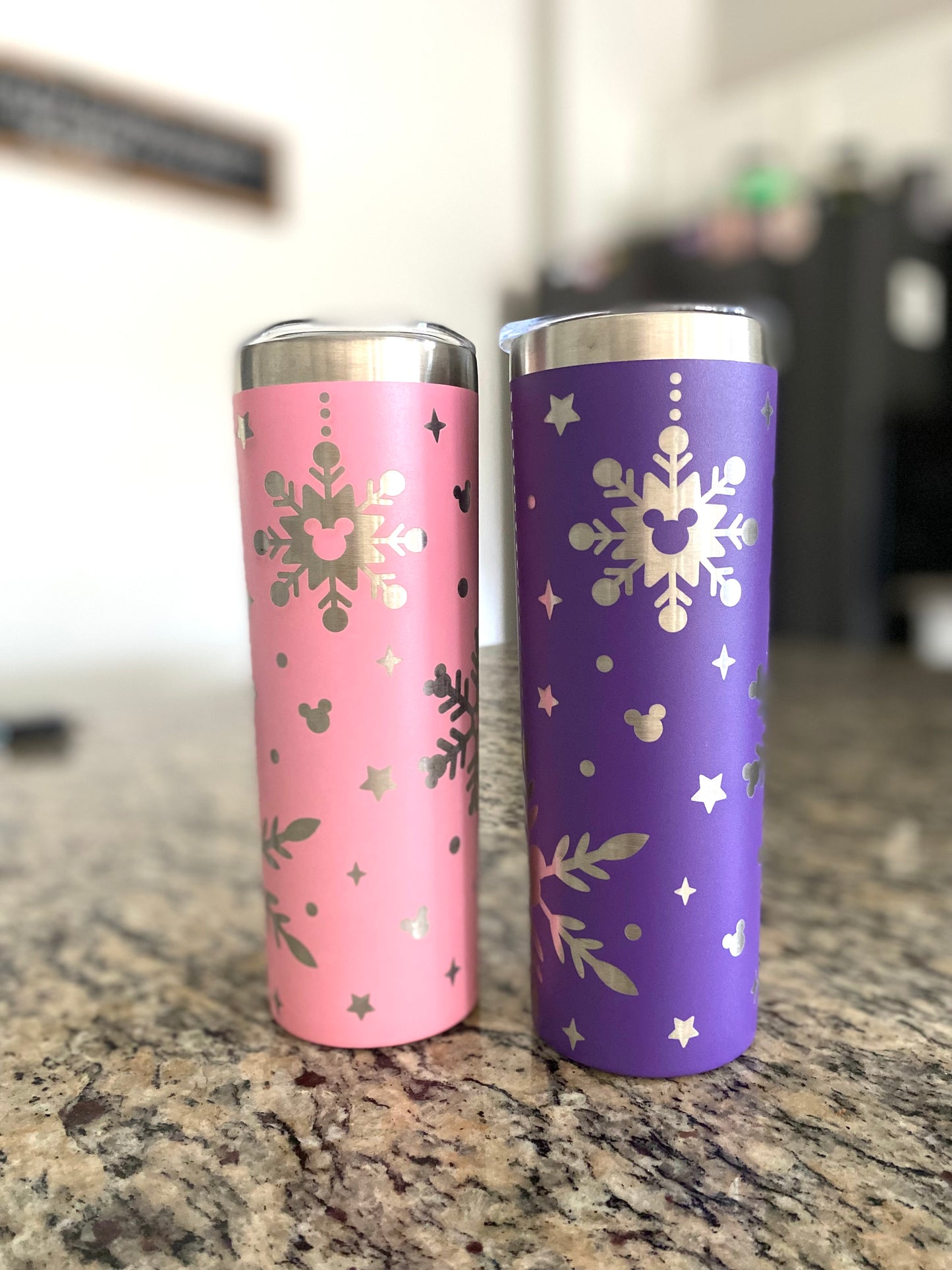 Skinny 20oz Snowflake Tumbler