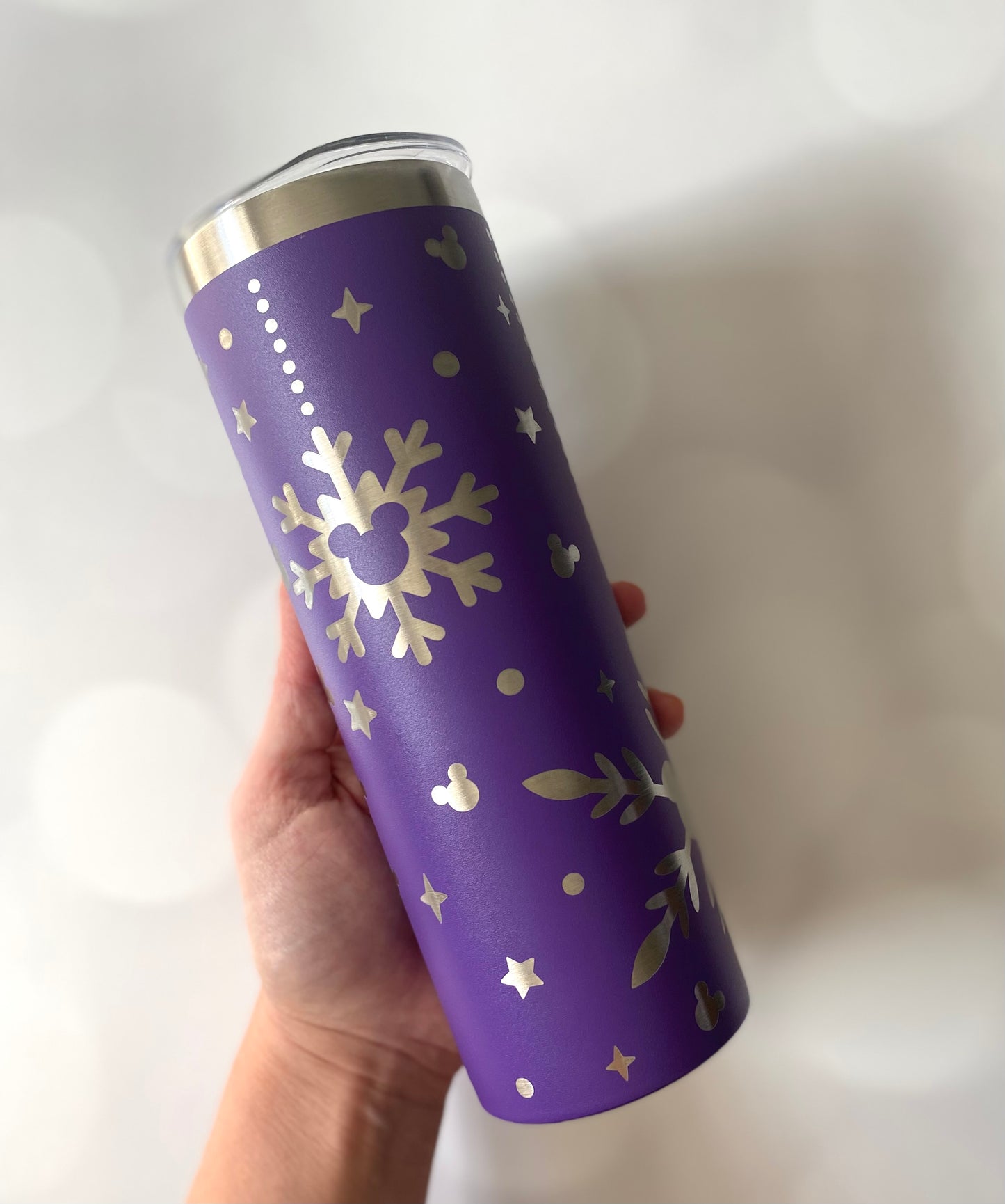 Skinny 20oz Snowflake Tumbler