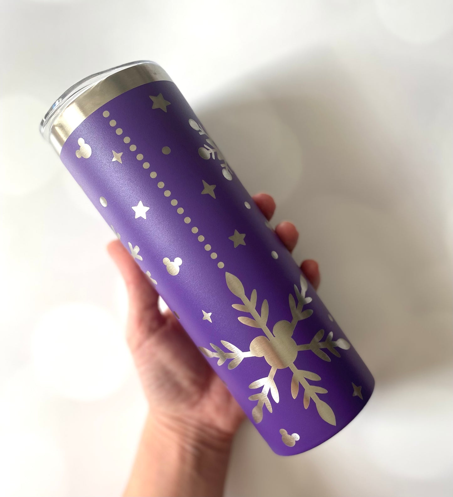 Skinny 20oz Snowflake Tumbler