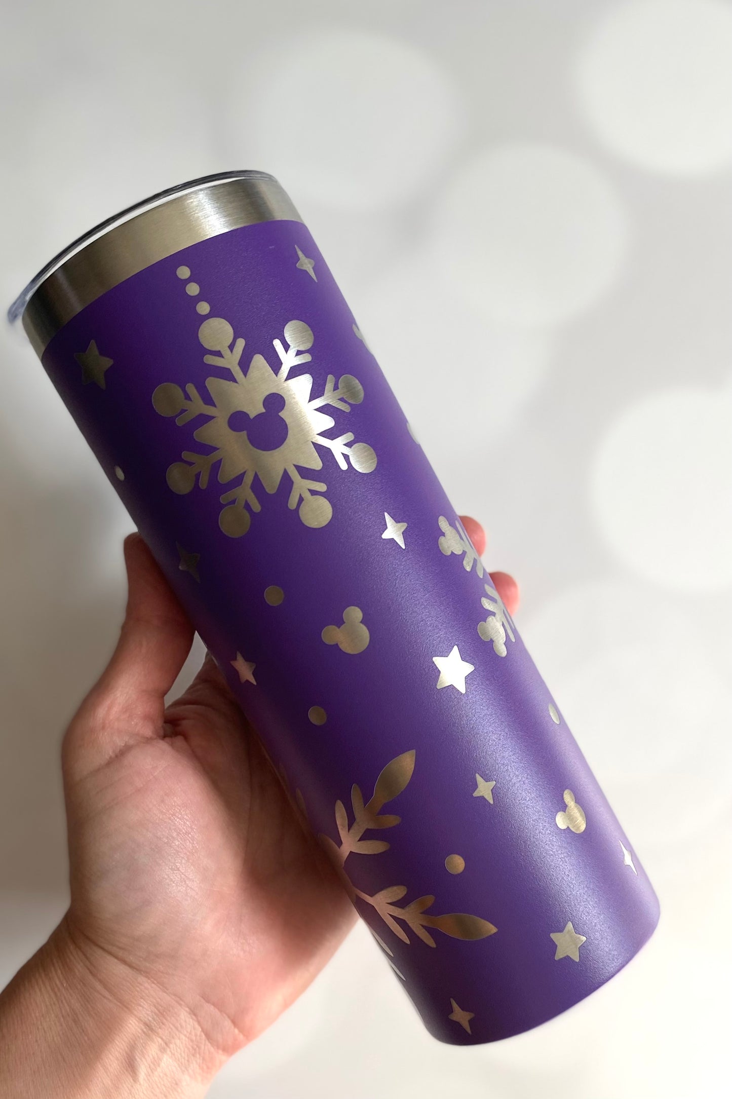 Skinny 20oz Snowflake Tumbler