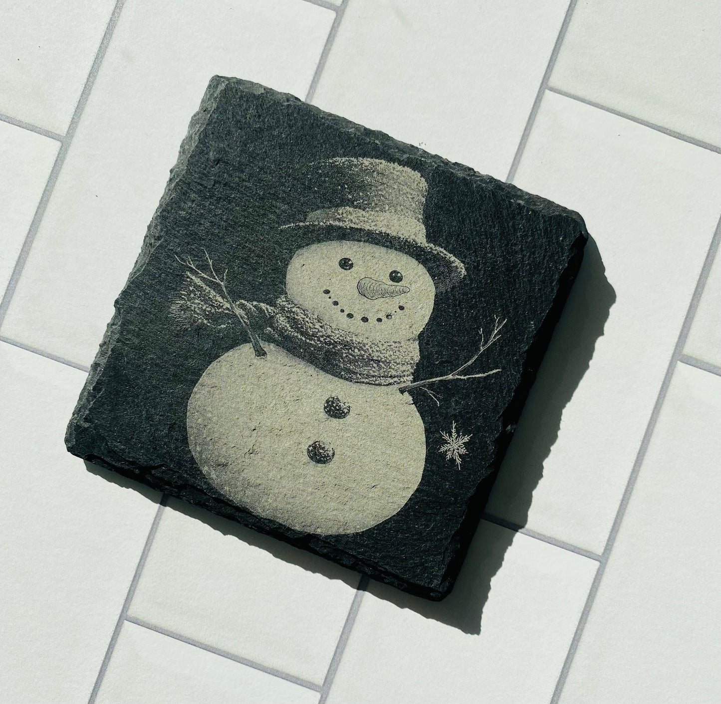 Slate Christmas Coasters
