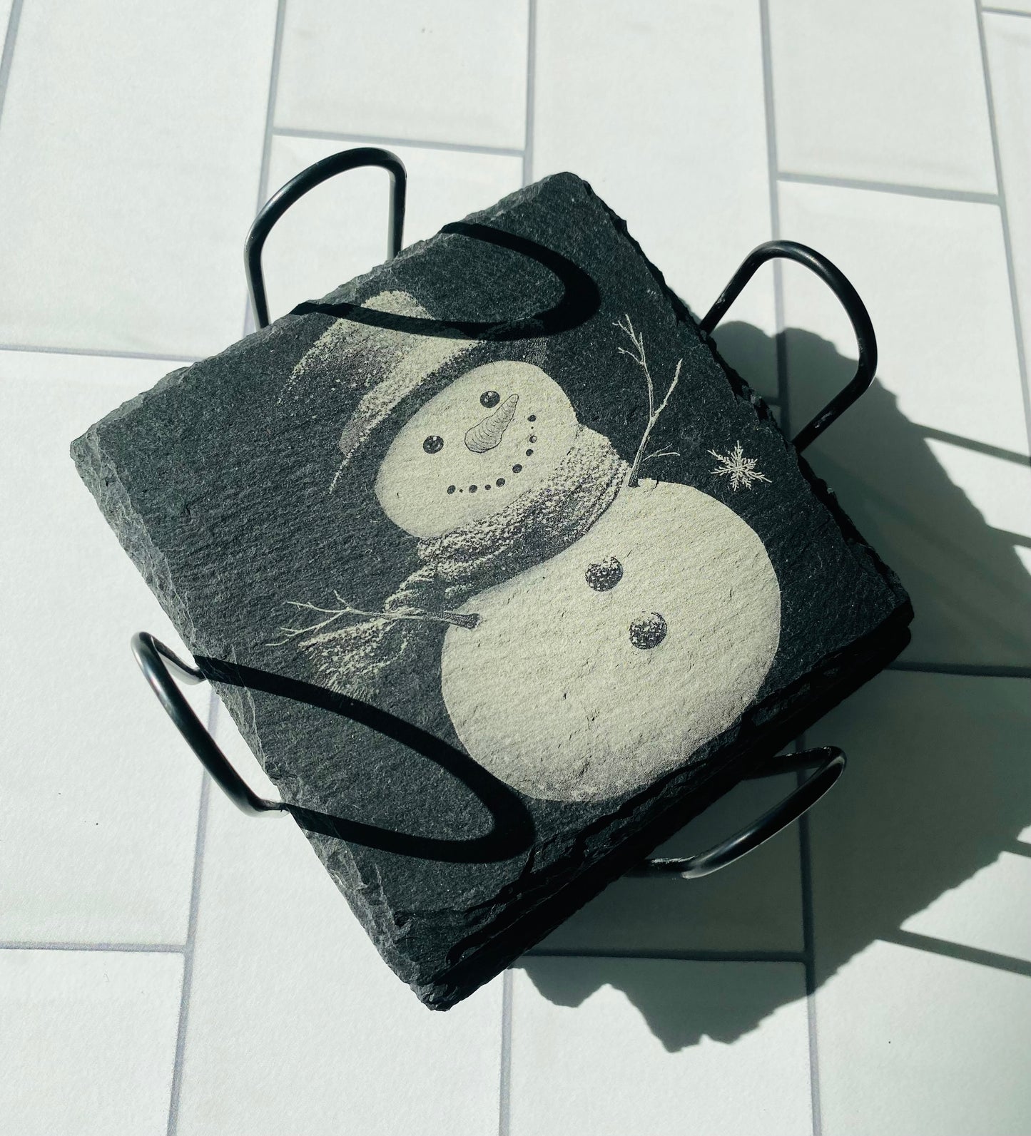 Slate Christmas Coasters
