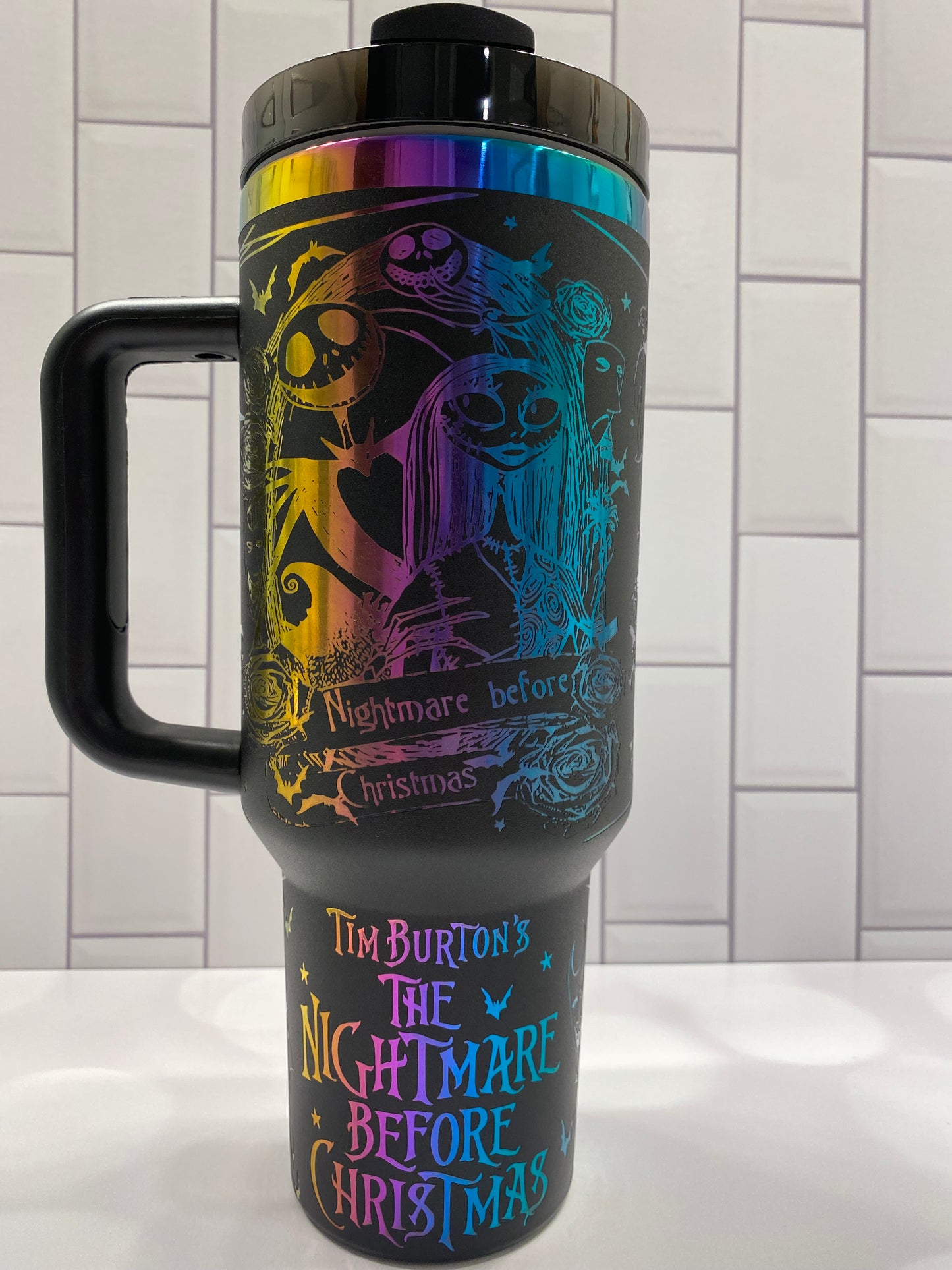 40oz Nightmare Before Christmas Tumbler