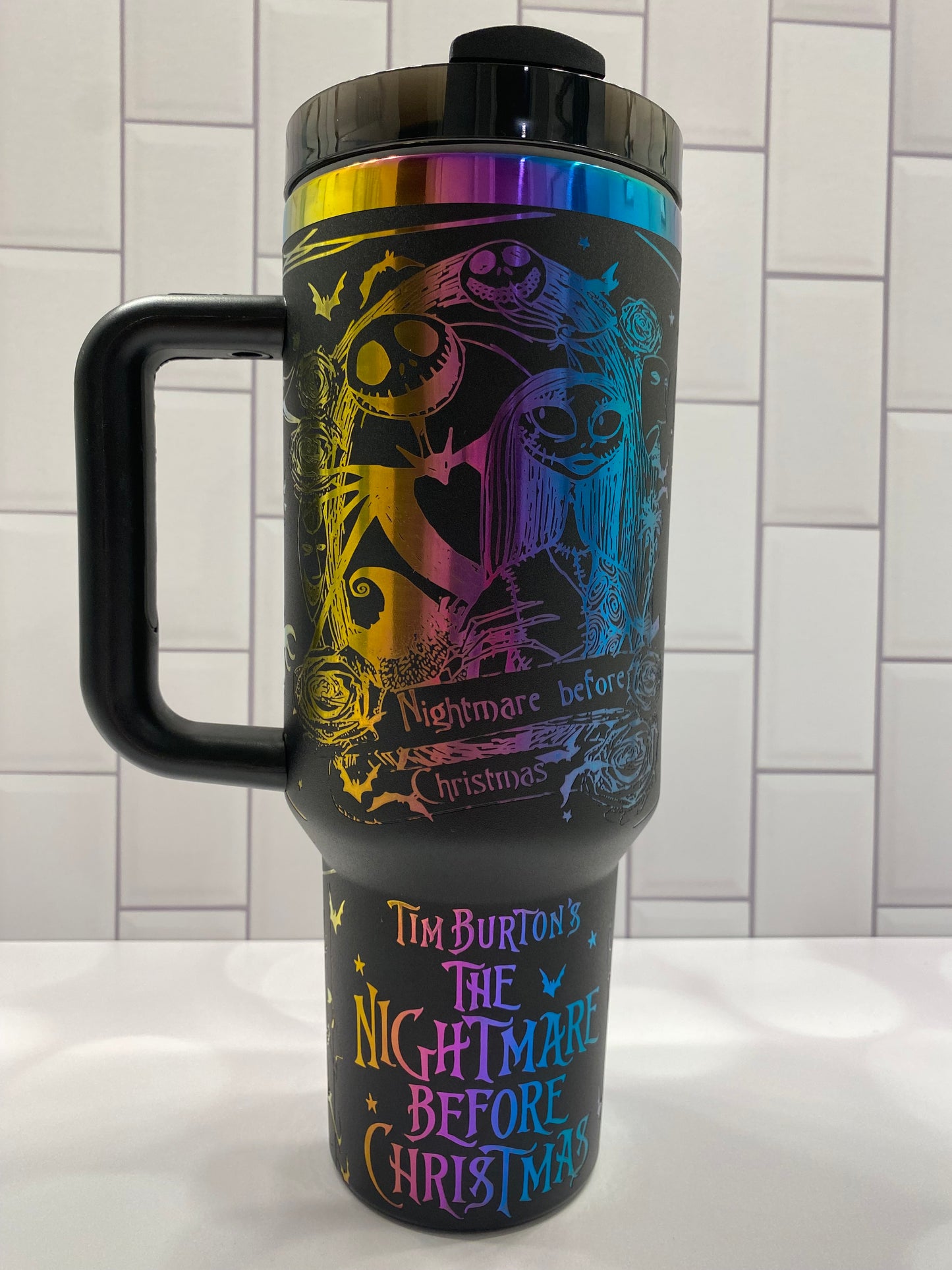 40oz Nightmare Before Christmas Tumbler