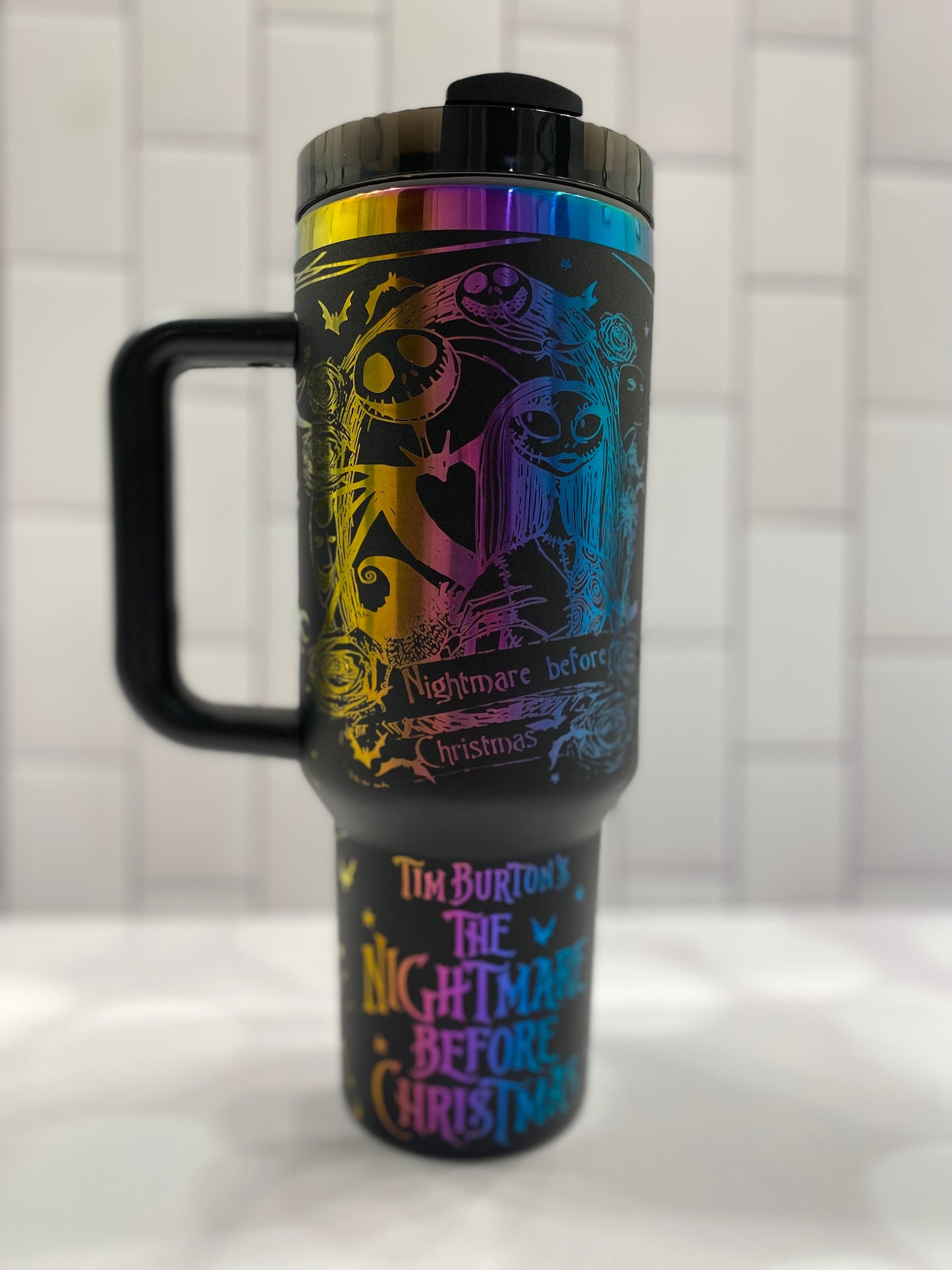 40oz Nightmare Before Christmas Tumbler