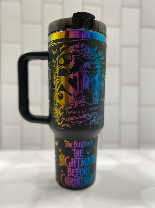 40oz Nightmare Before Christmas Tumbler