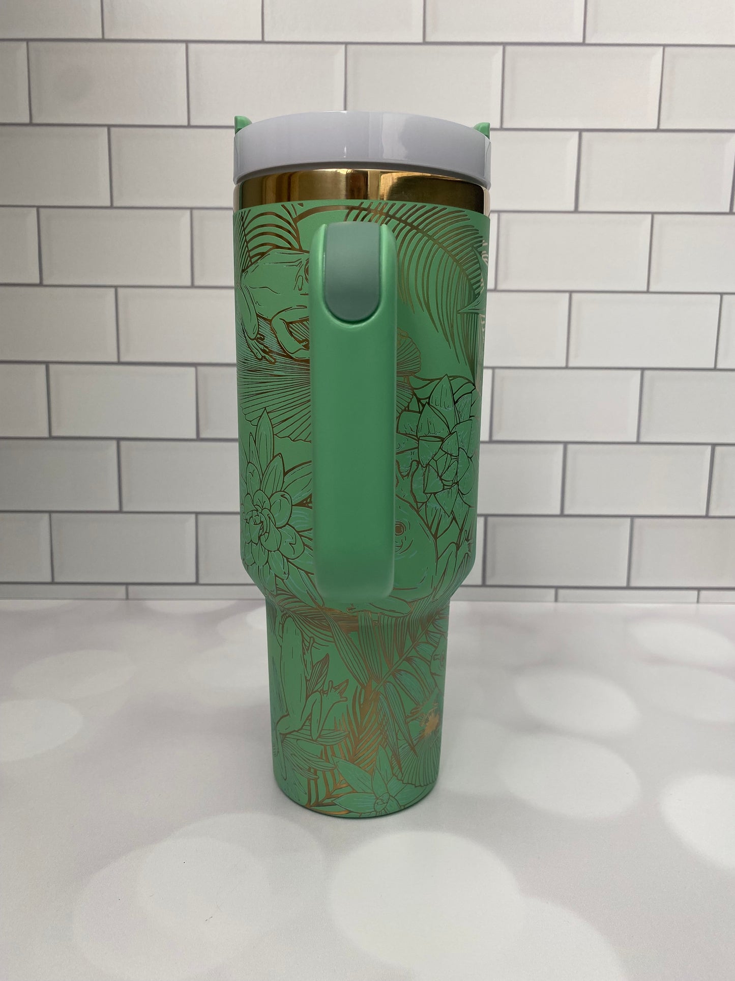 40oz Tree Frog Tumbler