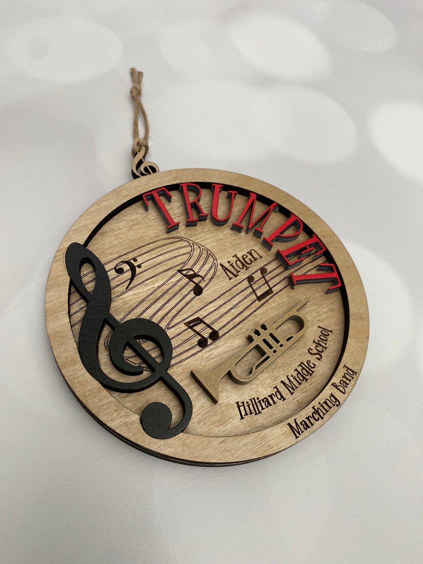 Personalized Instrument Ornament