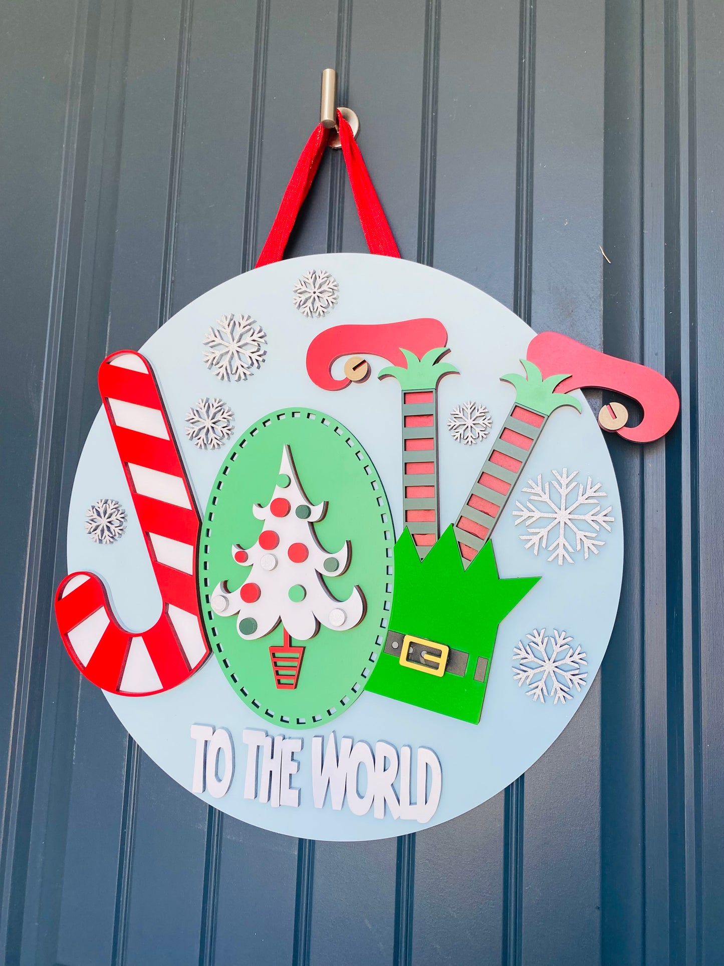 Joy To The World Door Hanger