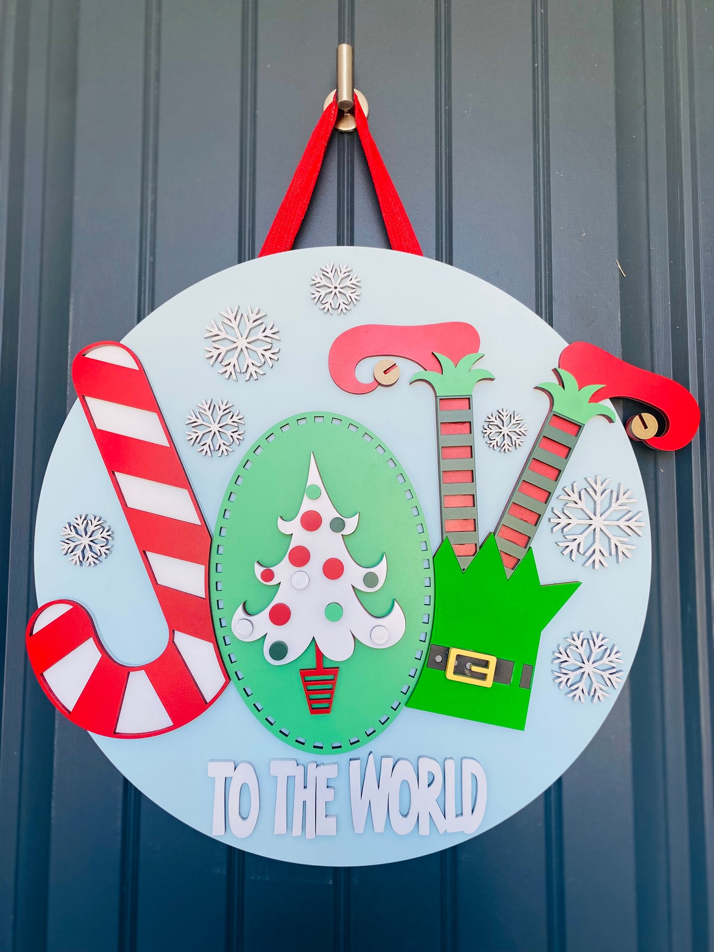 Joy To The World Door Hanger