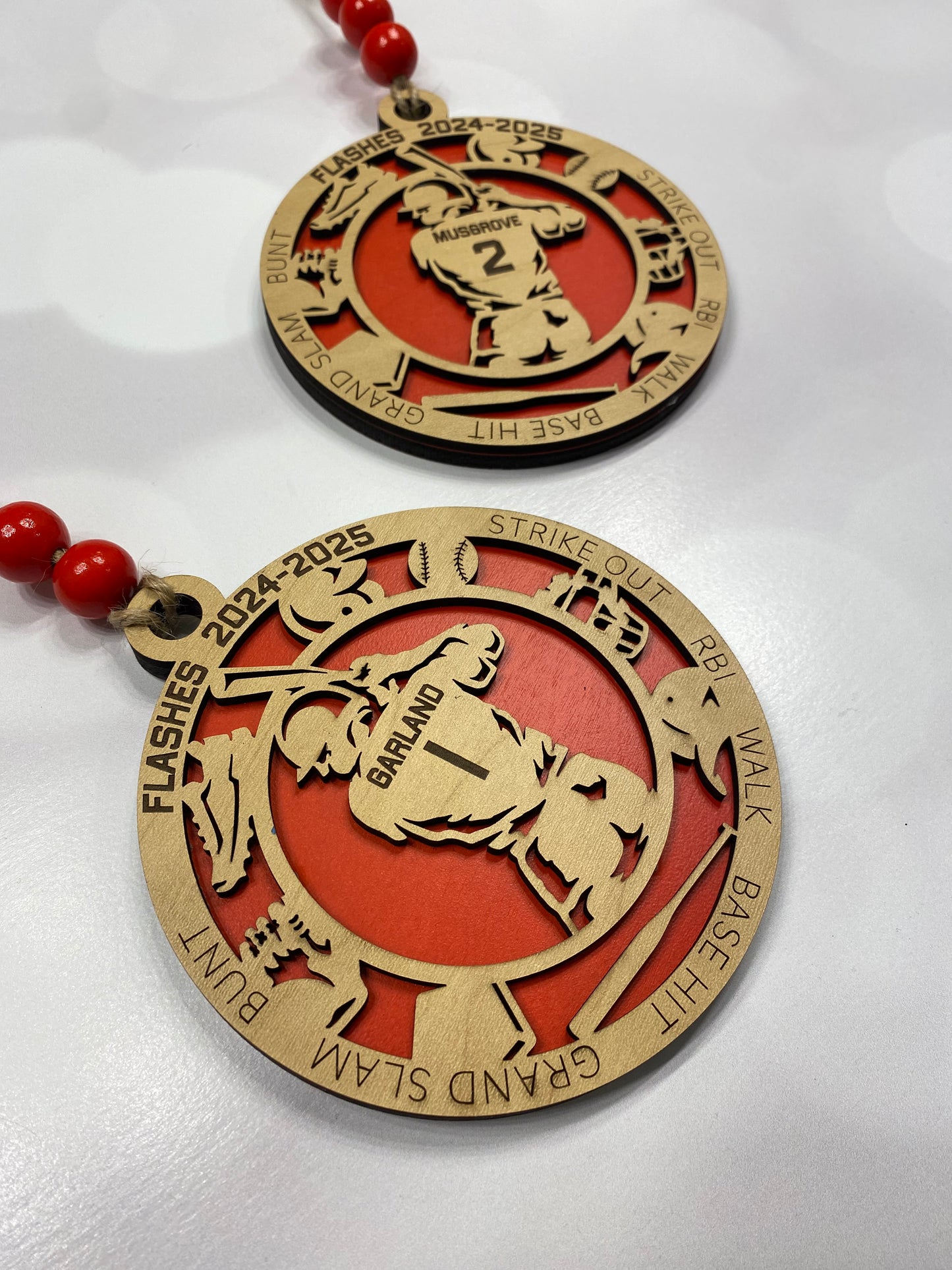 Personalized Baseball Player Ornament