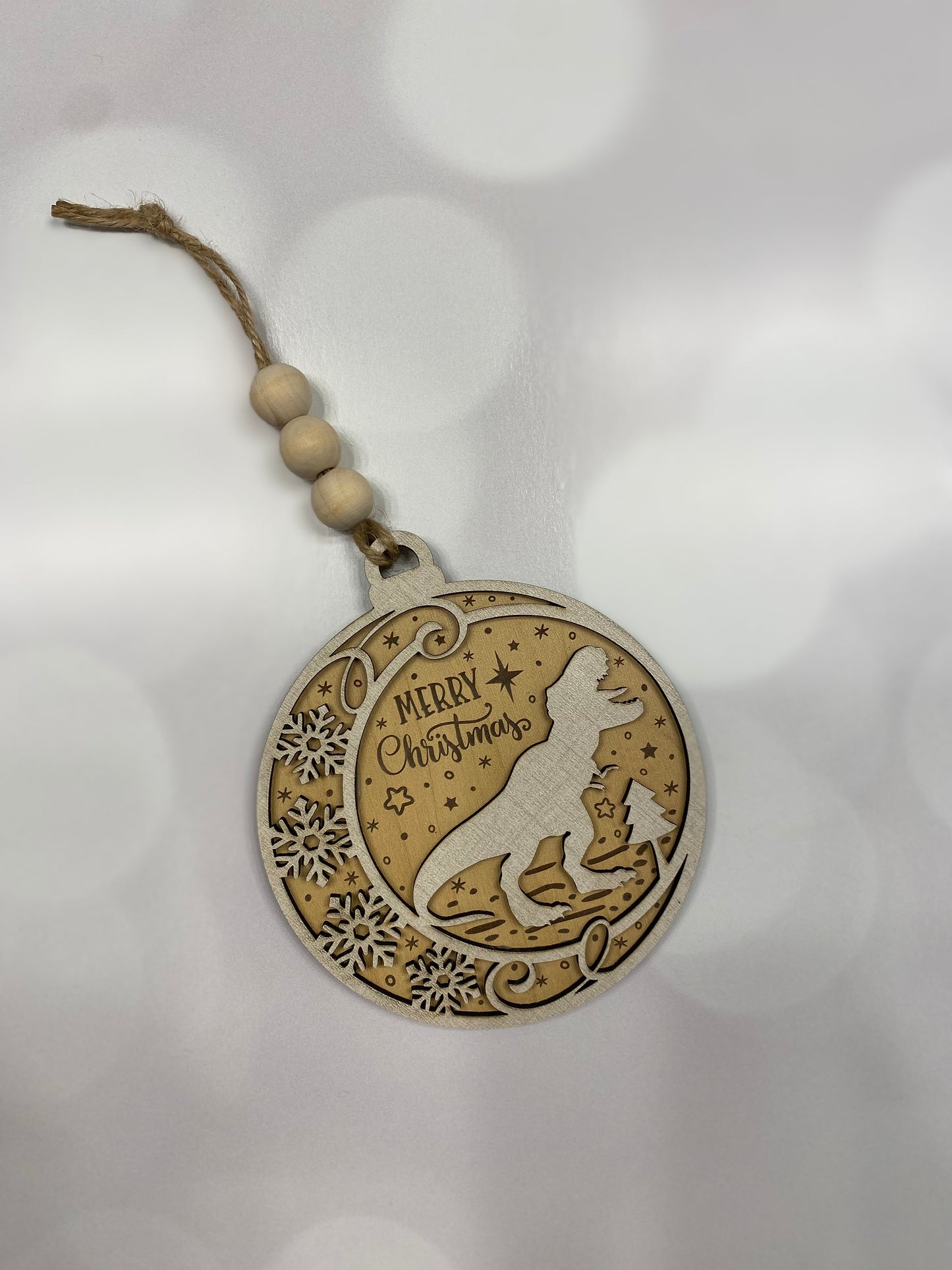Dinosaur Christmas Ornament