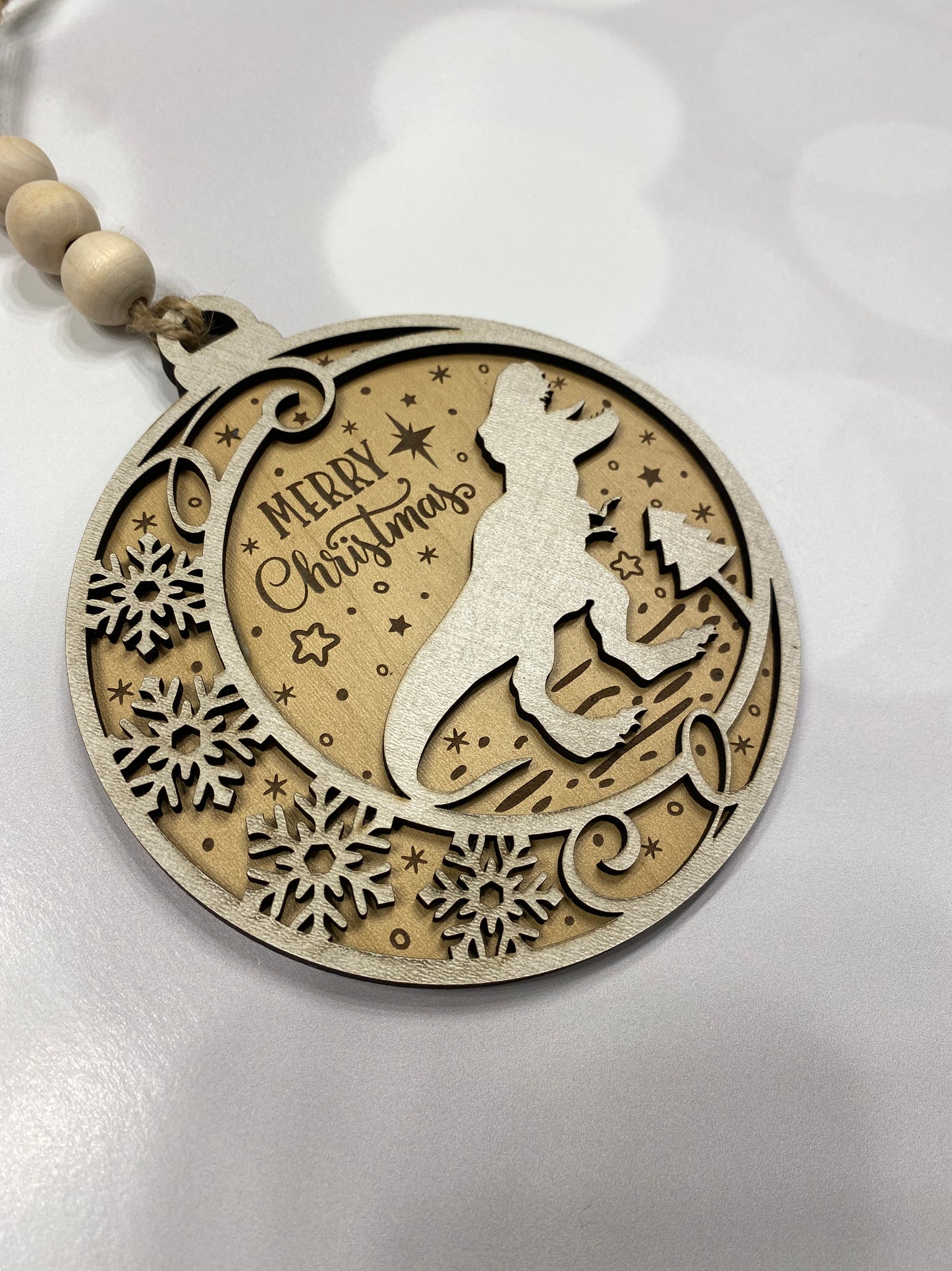 Dinosaur Christmas Ornament