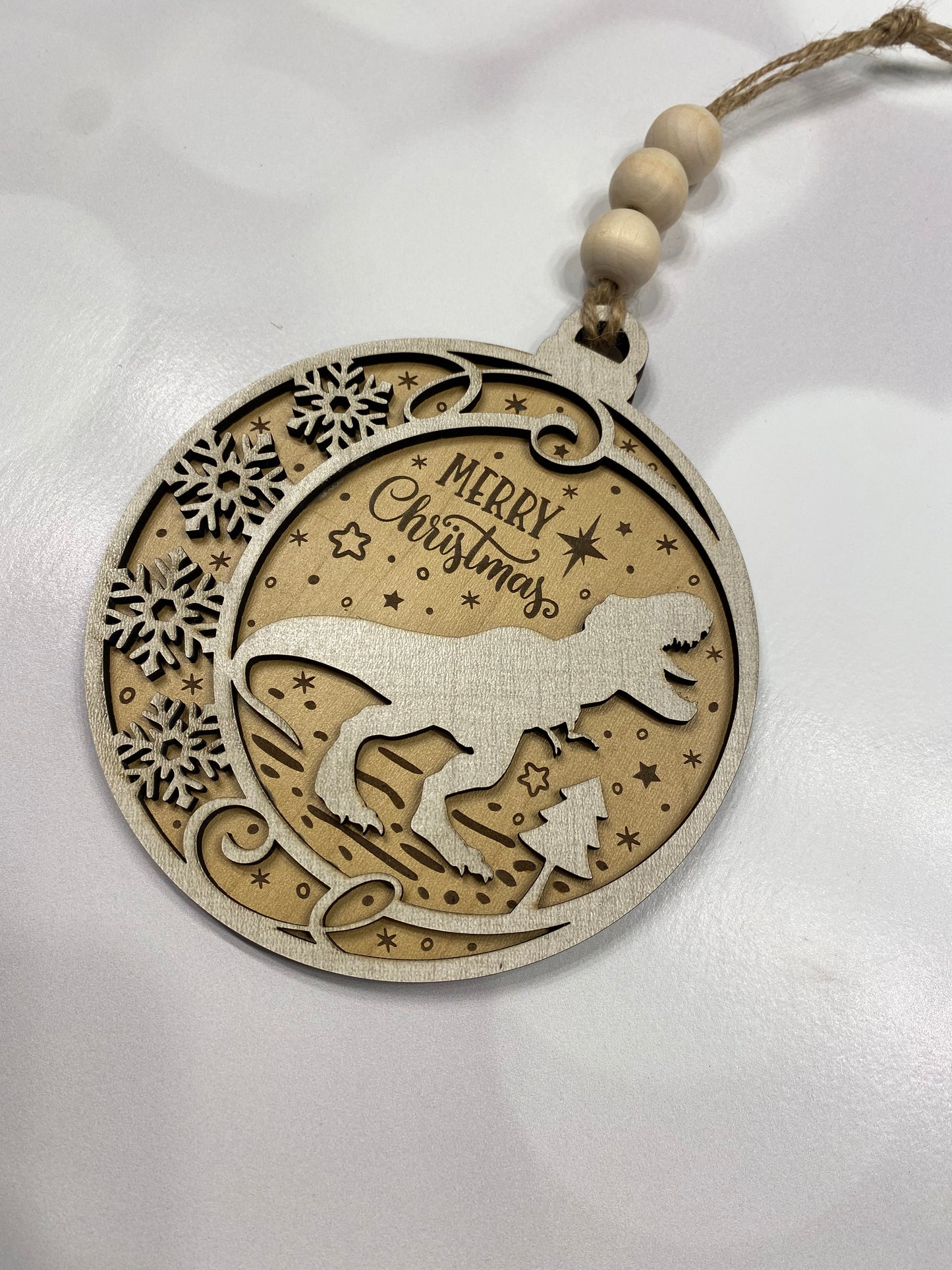 Dinosaur Christmas Ornament