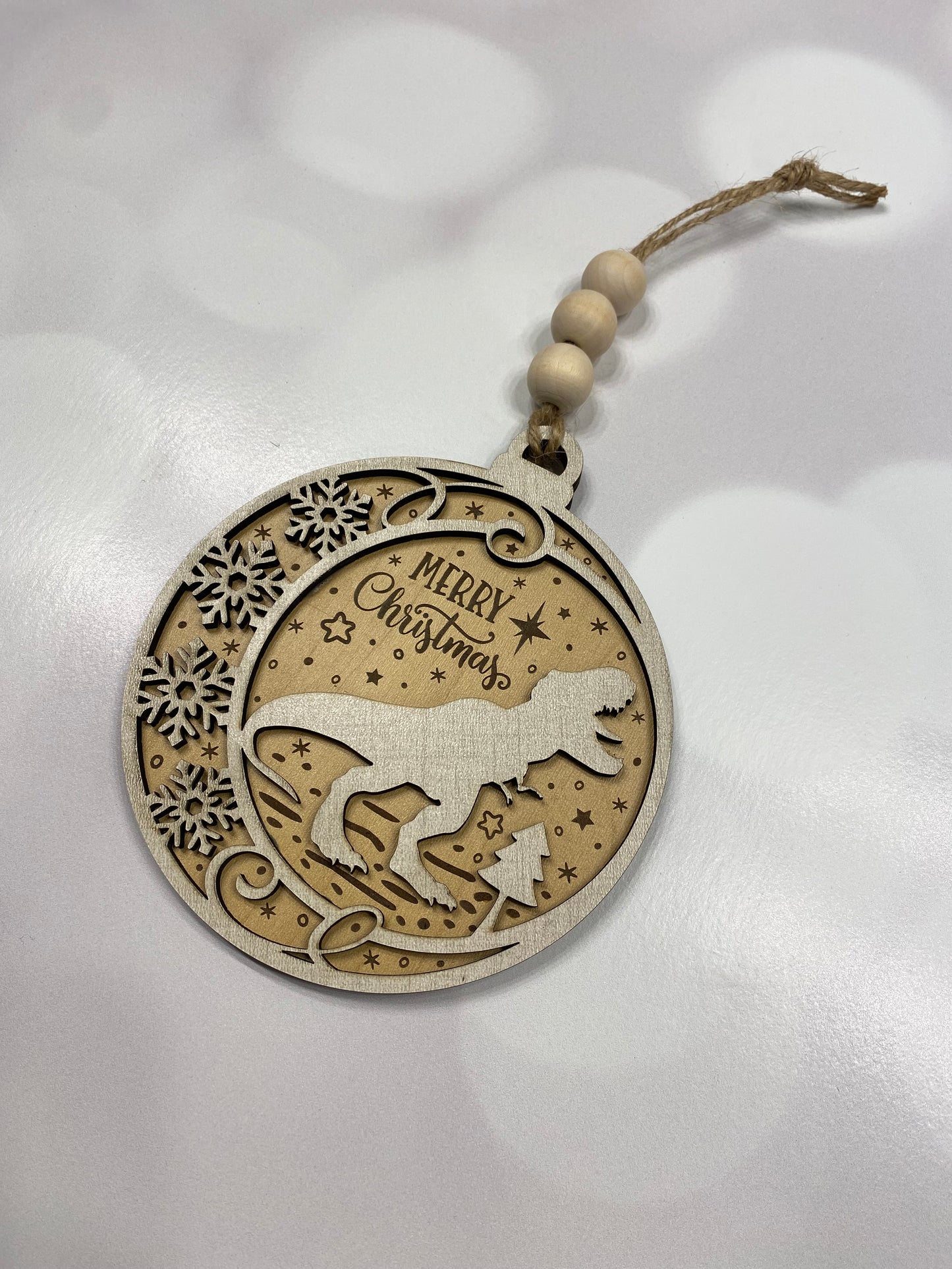 Dinosaur Christmas Ornament