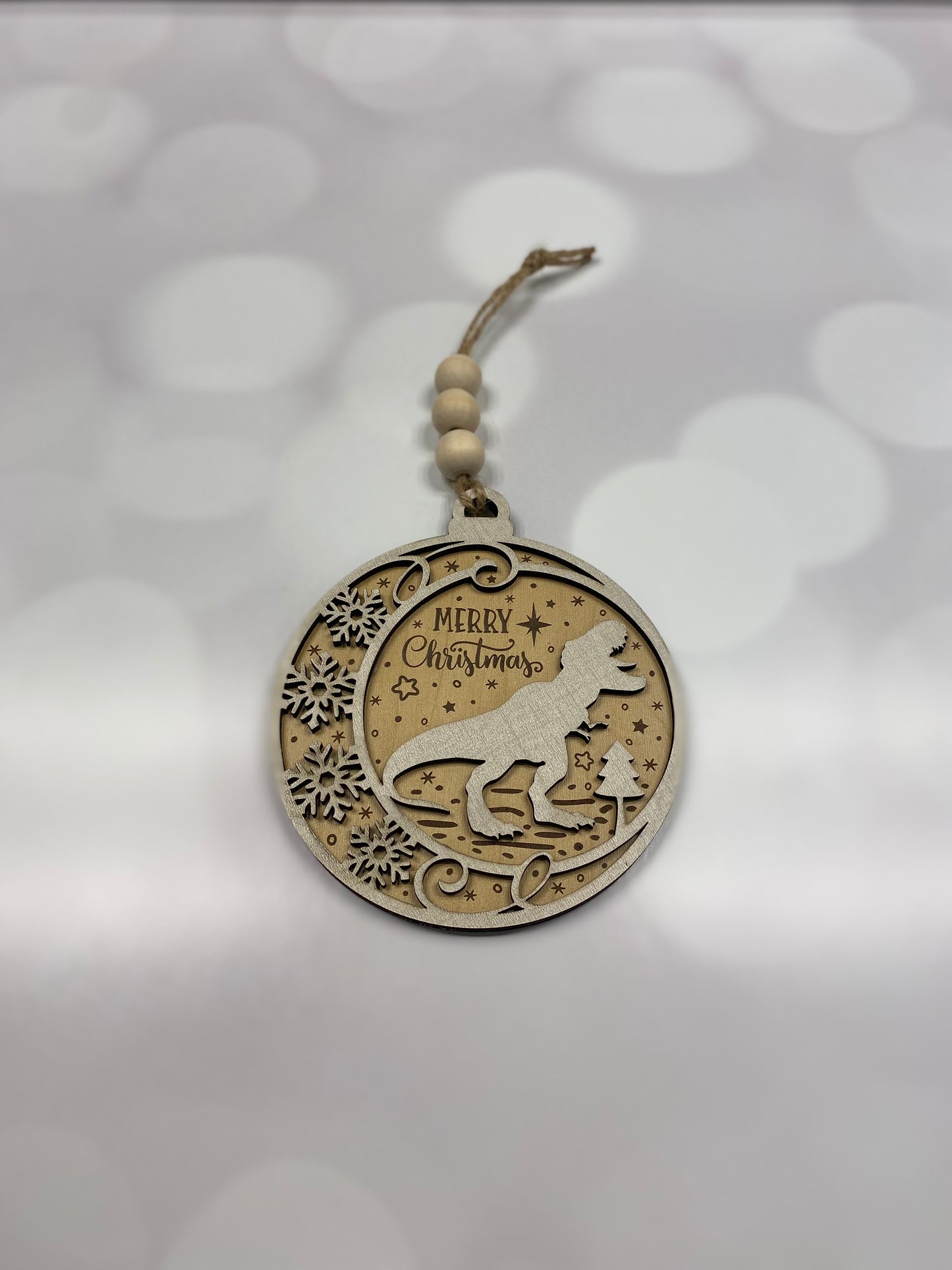 Dinosaur Christmas Ornament