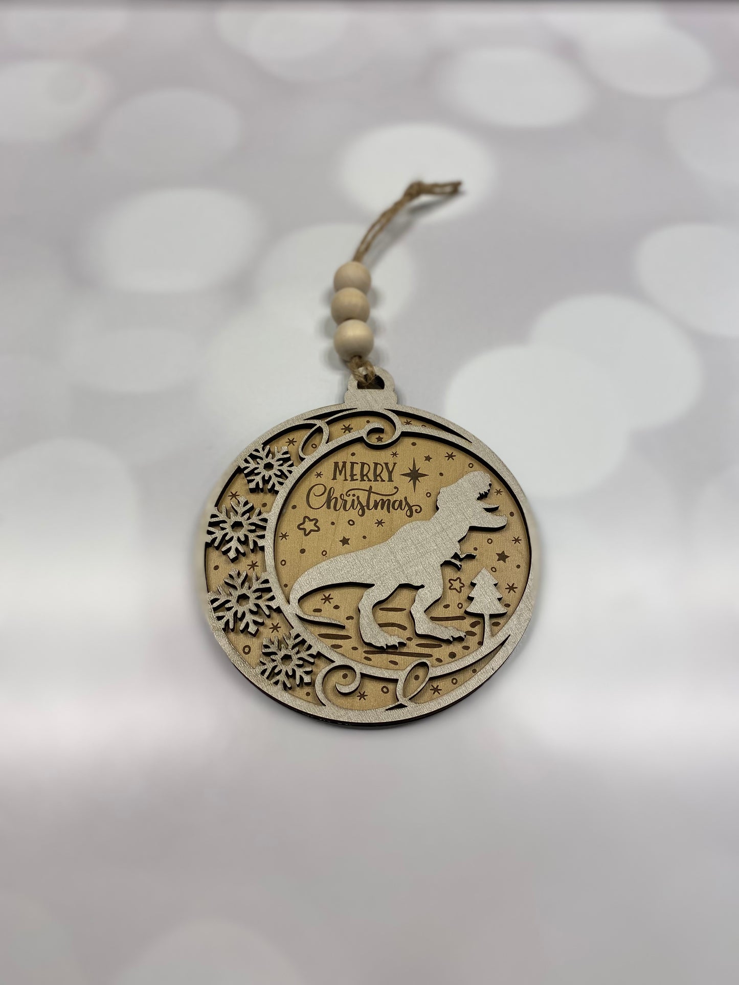 Dinosaur Christmas Ornament