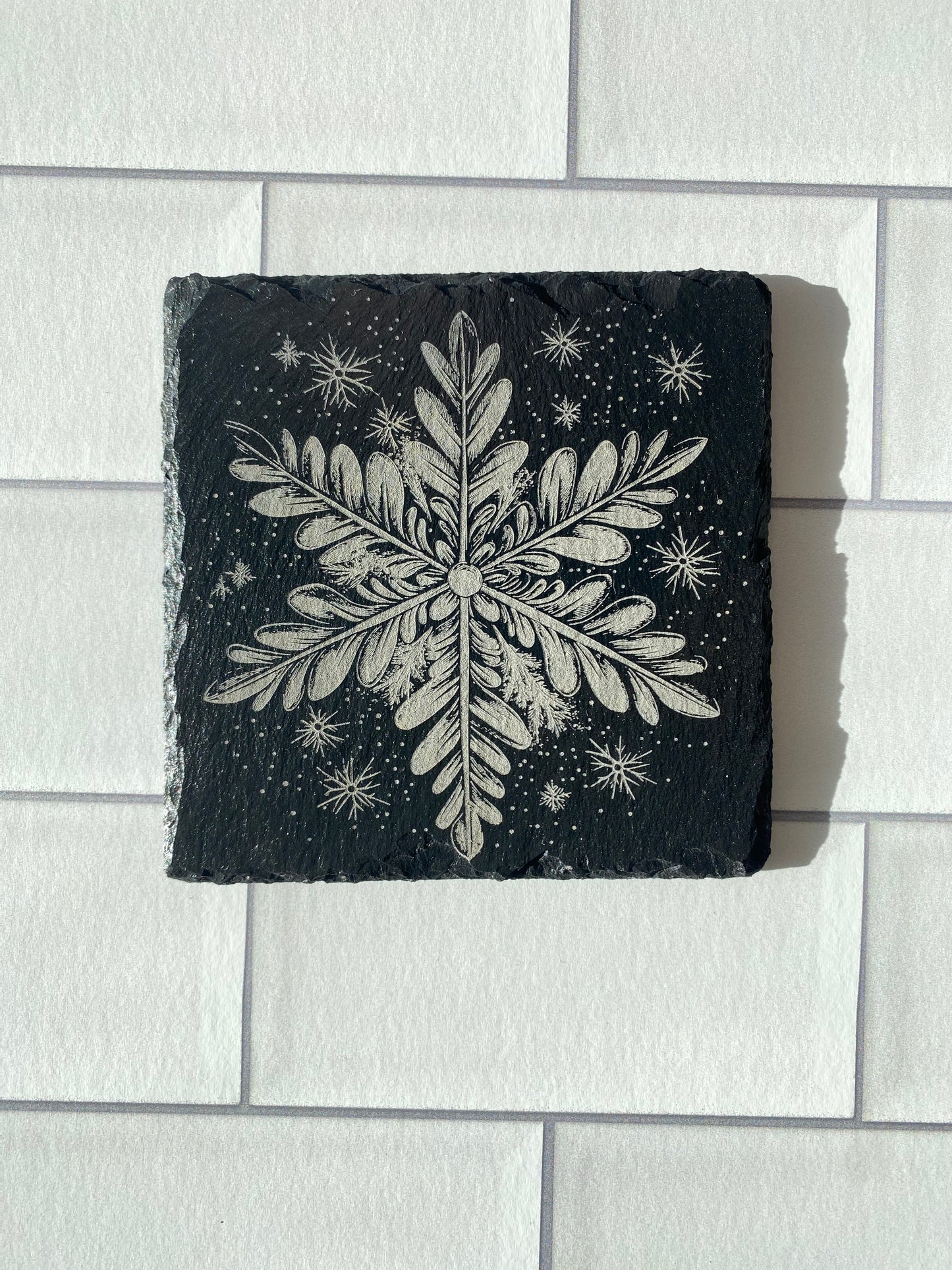 Slate Christmas Coasters