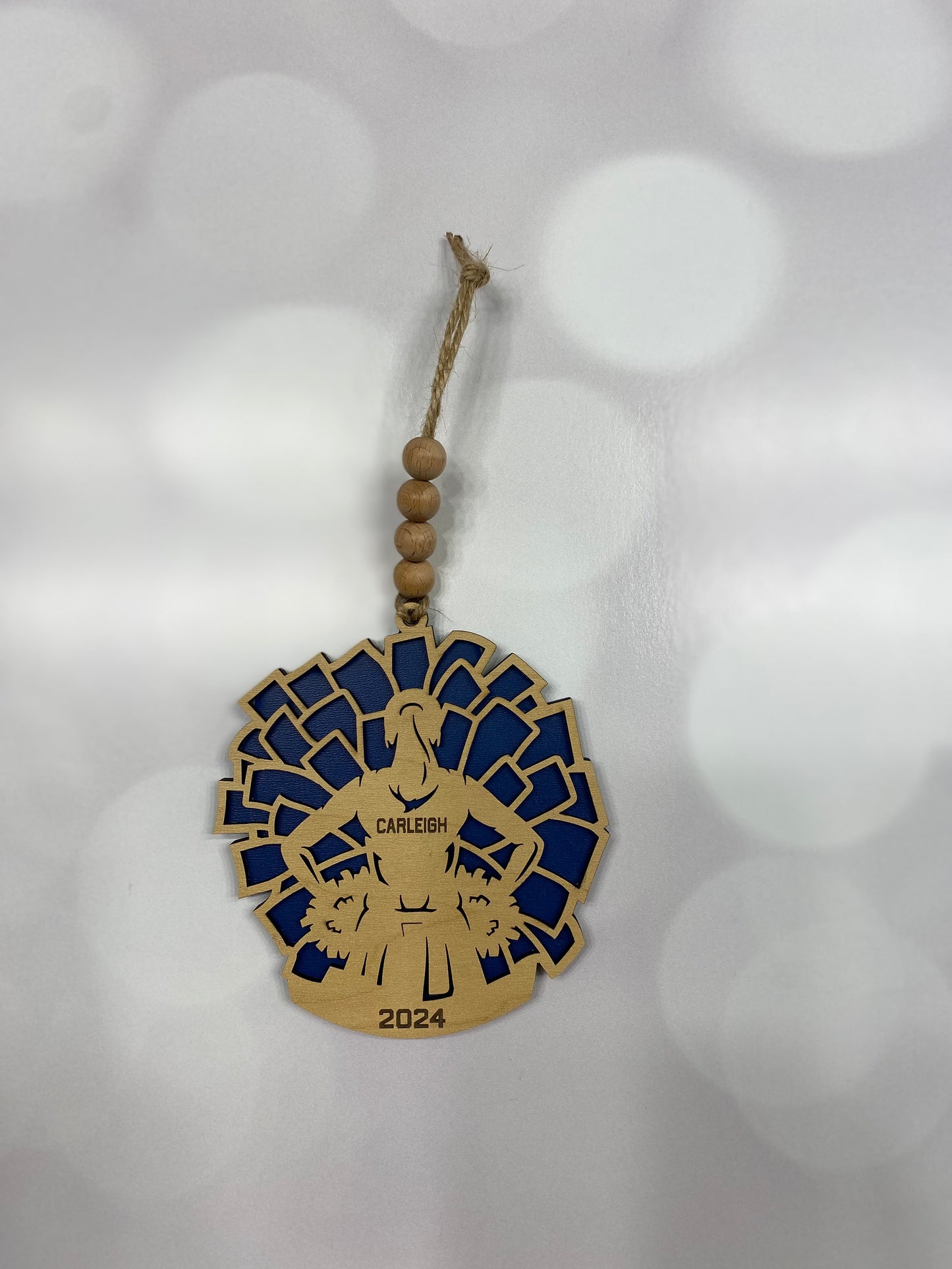 Personalized Cheerleader Ornament