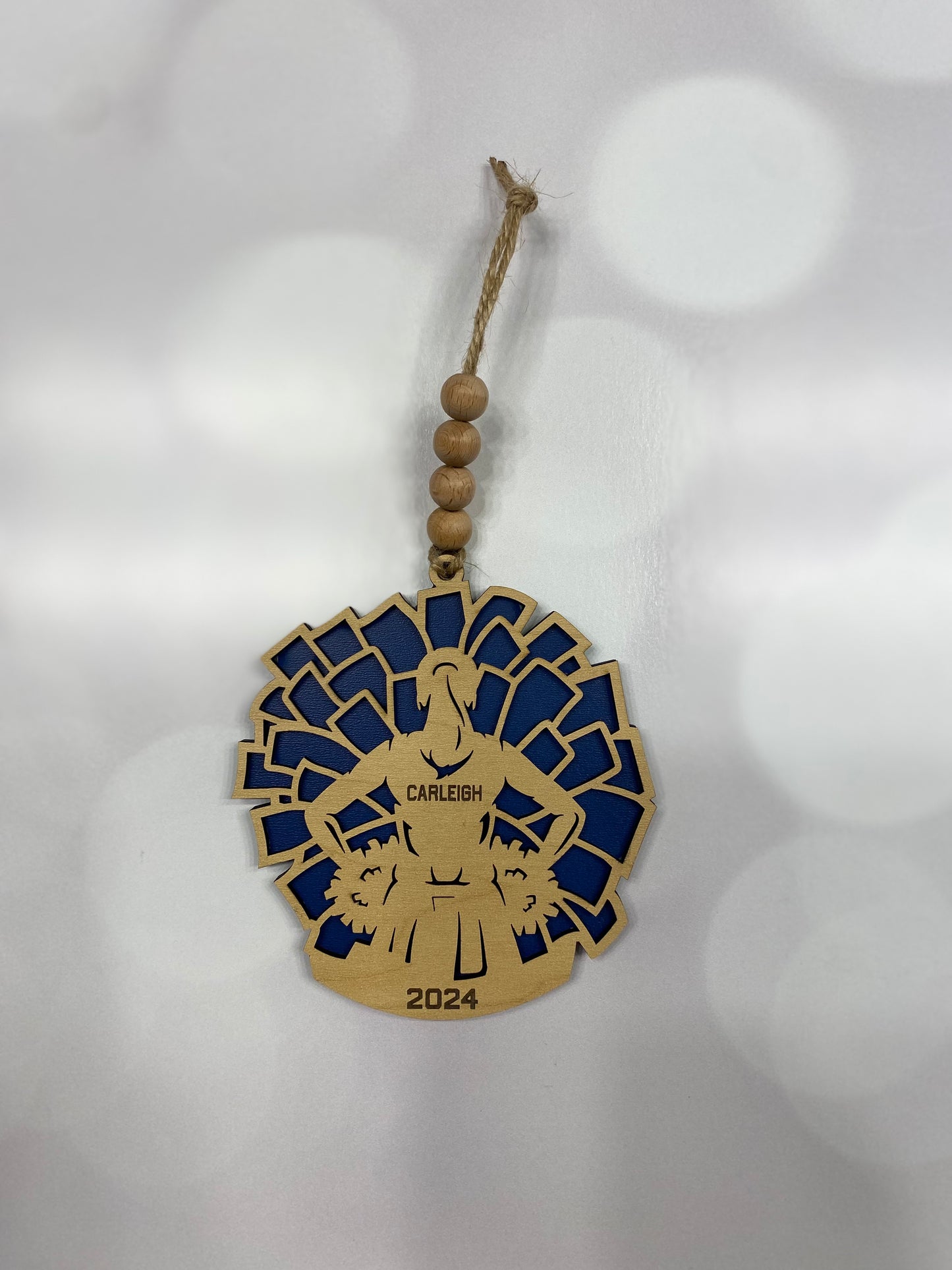Personalized Cheerleader Ornament