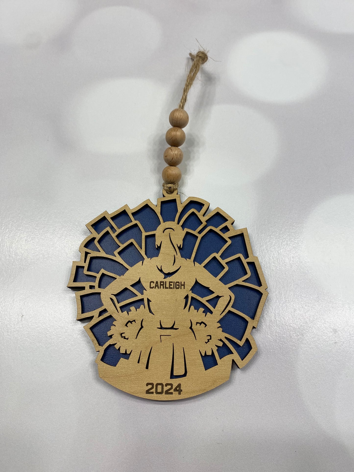 Personalized Cheerleader Ornament