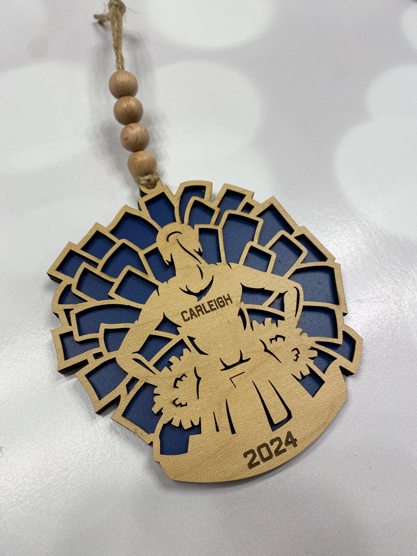 Personalized Cheerleader Ornament