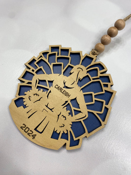 Personalized Cheerleader Ornament
