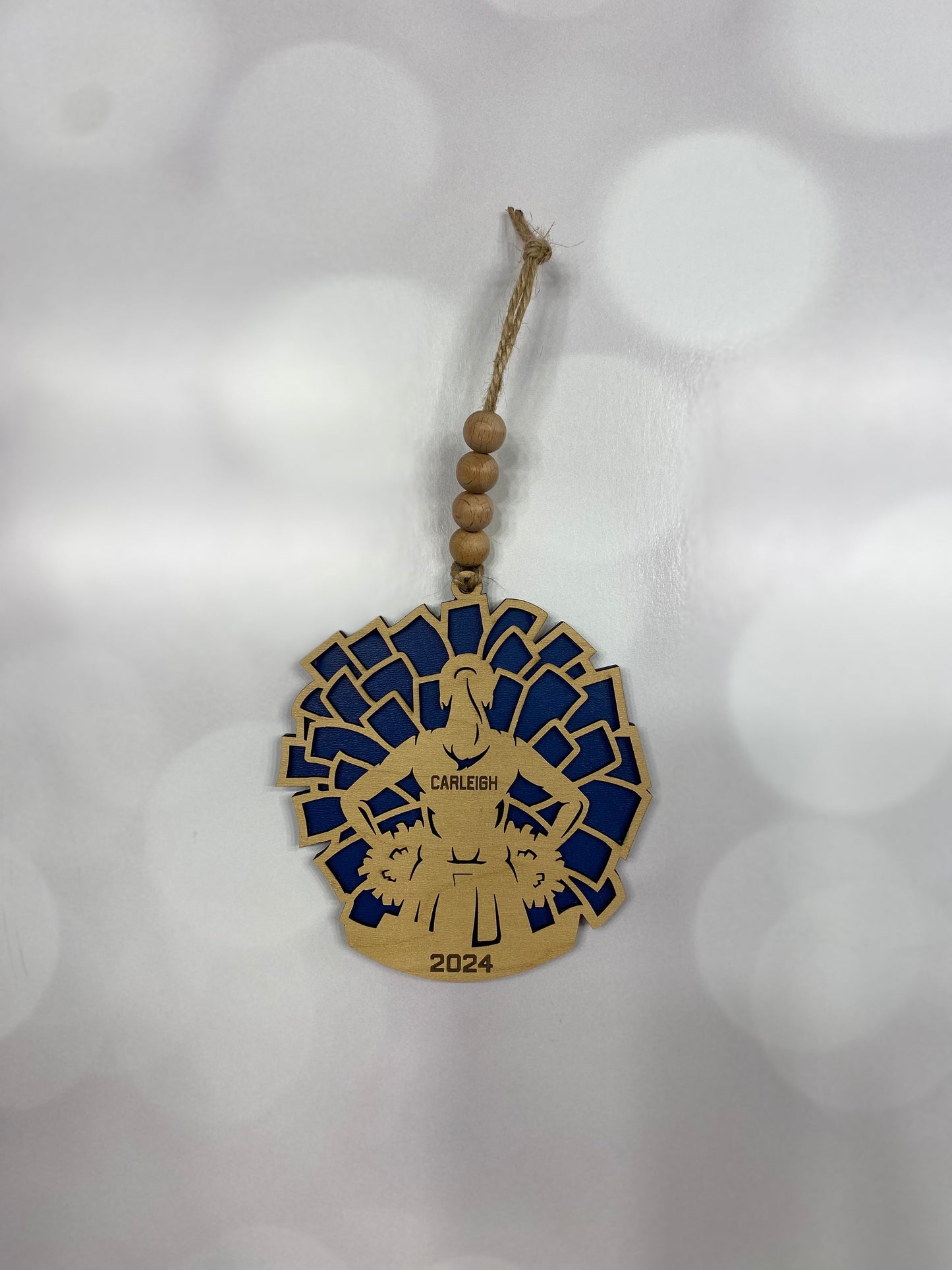 Personalized Cheerleader Ornament