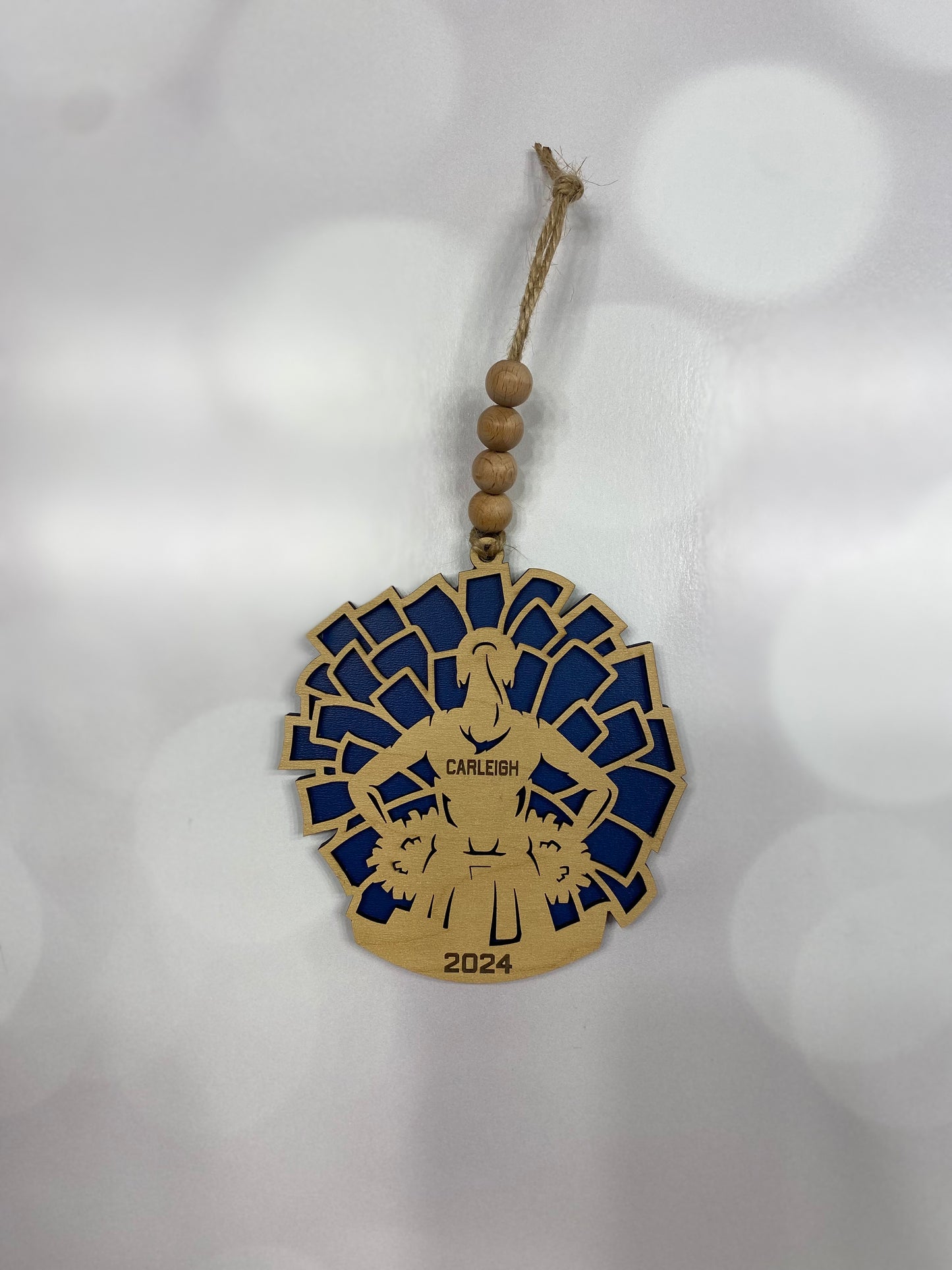 Personalized Cheerleader Ornament