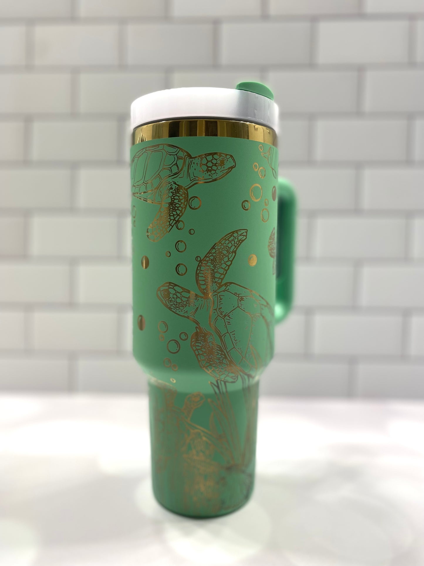 40oz Sea Turtle Tumbler