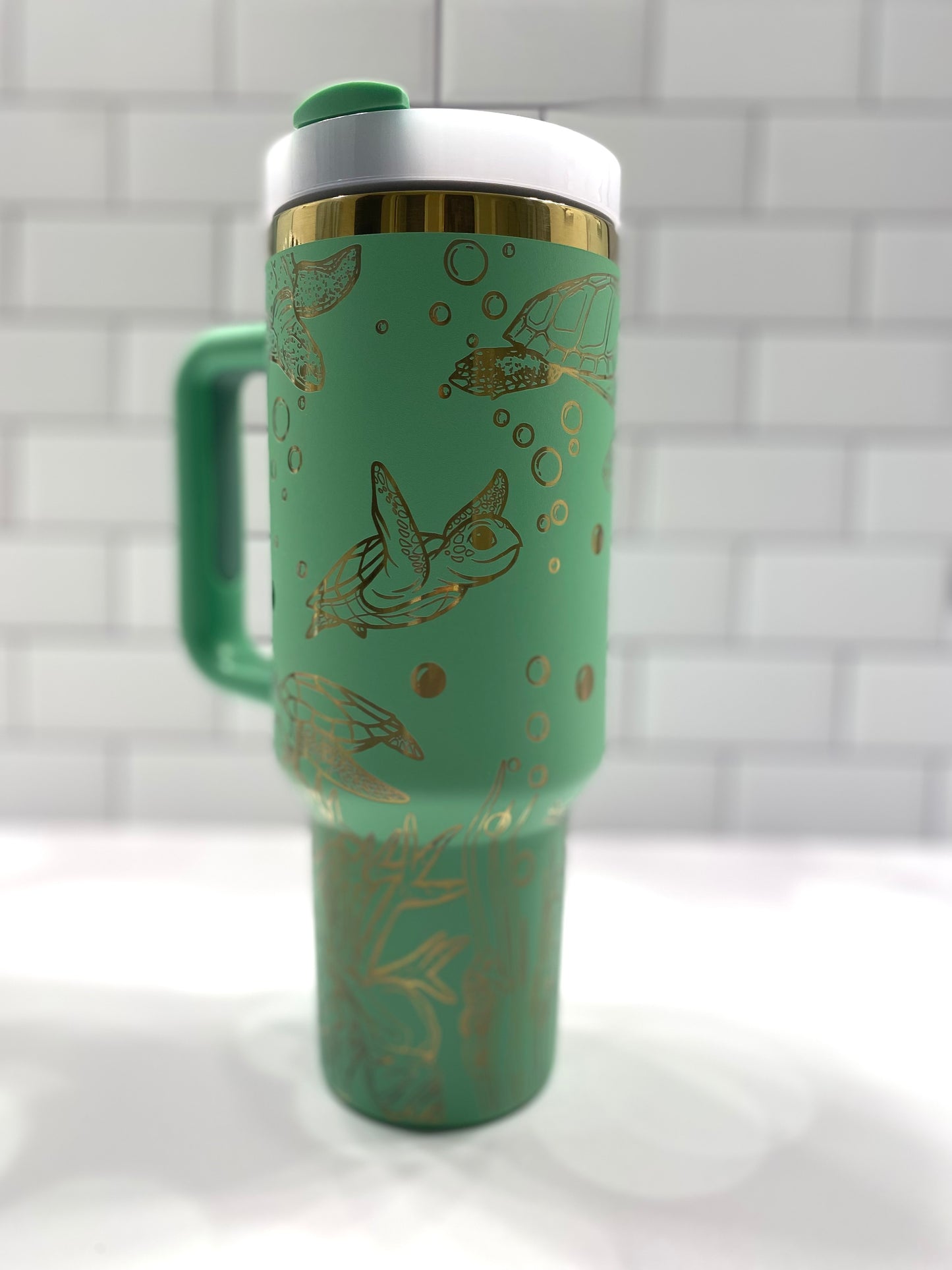 40oz Sea Turtle Tumbler