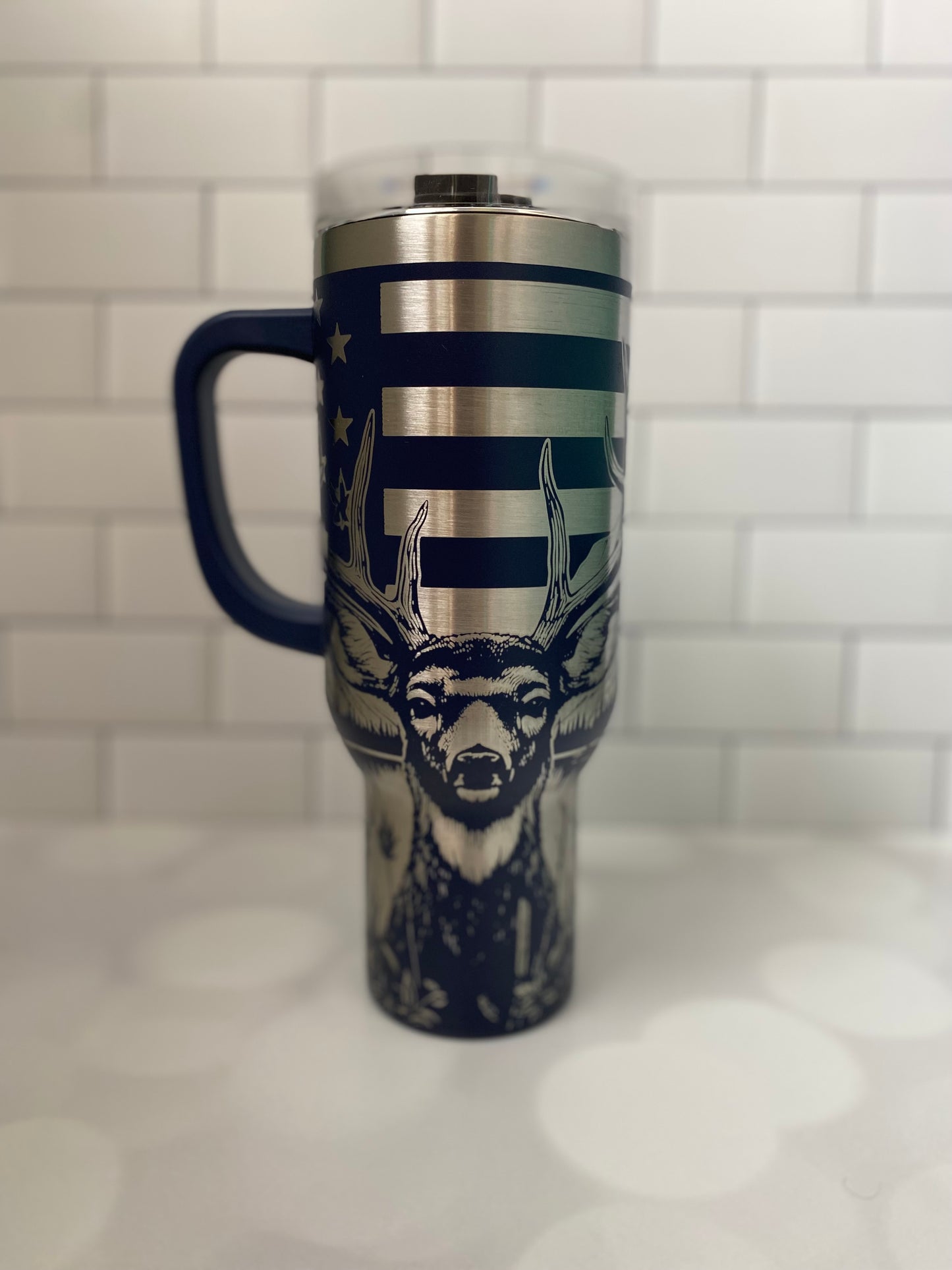 40oz Rugged Patriot Tumbler