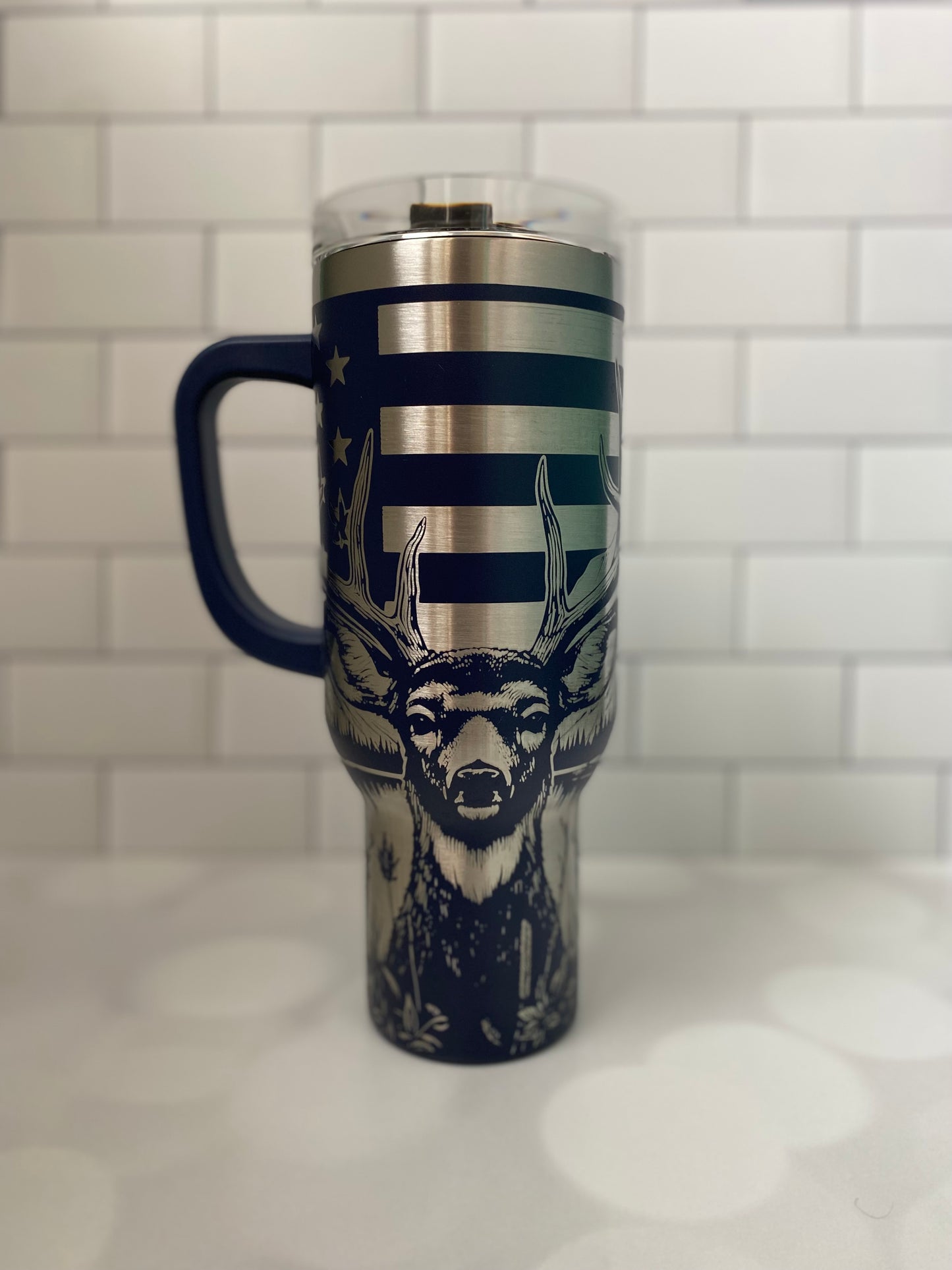 40oz Rugged Patriot Tumbler