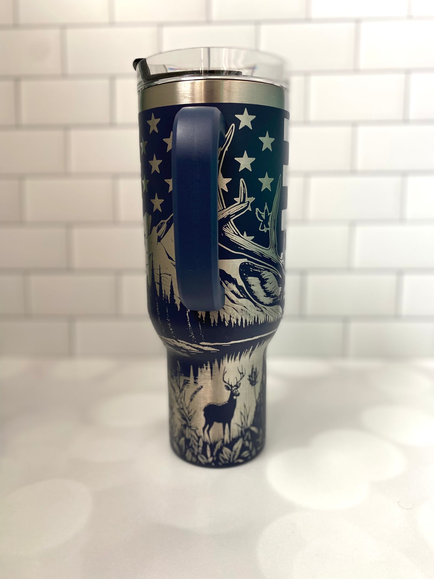40oz Rugged Patriot Tumbler