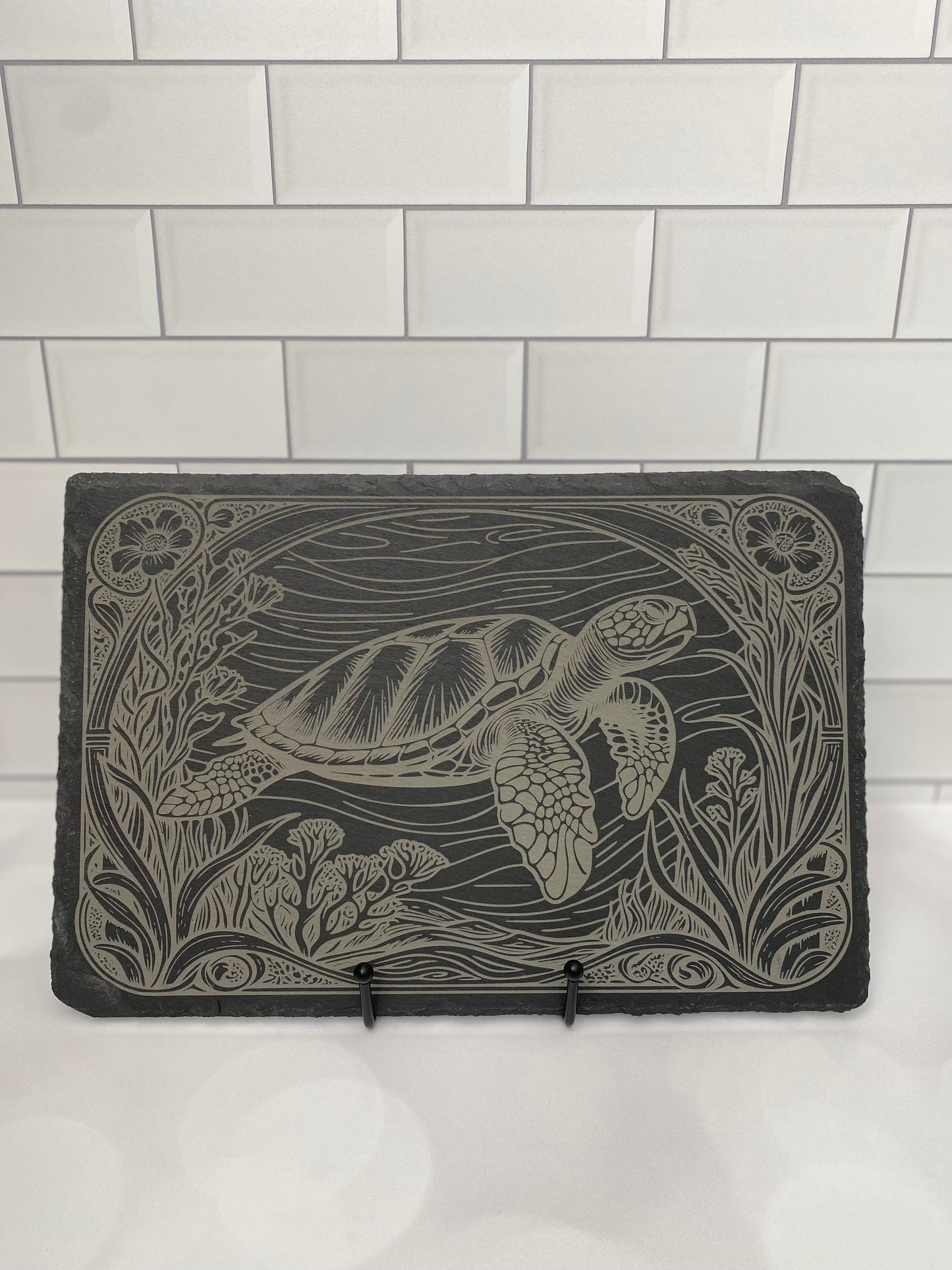 Sea Turtle Slate Cutting Board
