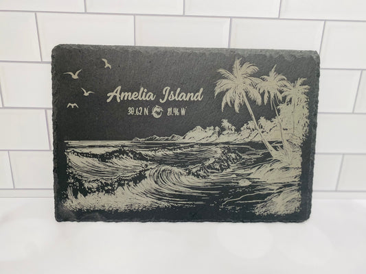 Tropical Scene Cutting Board