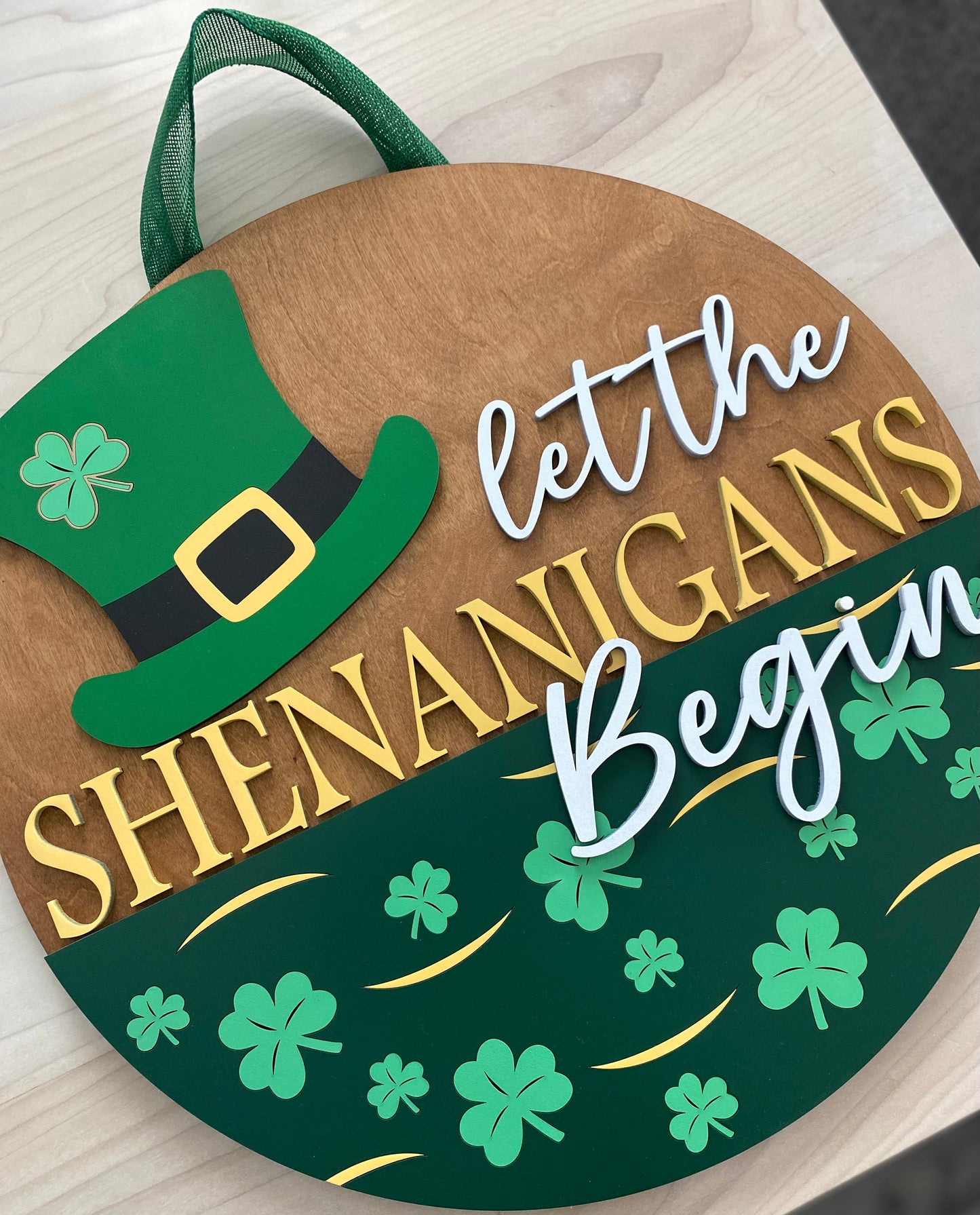 St. Patrick’s Day Door Hanger